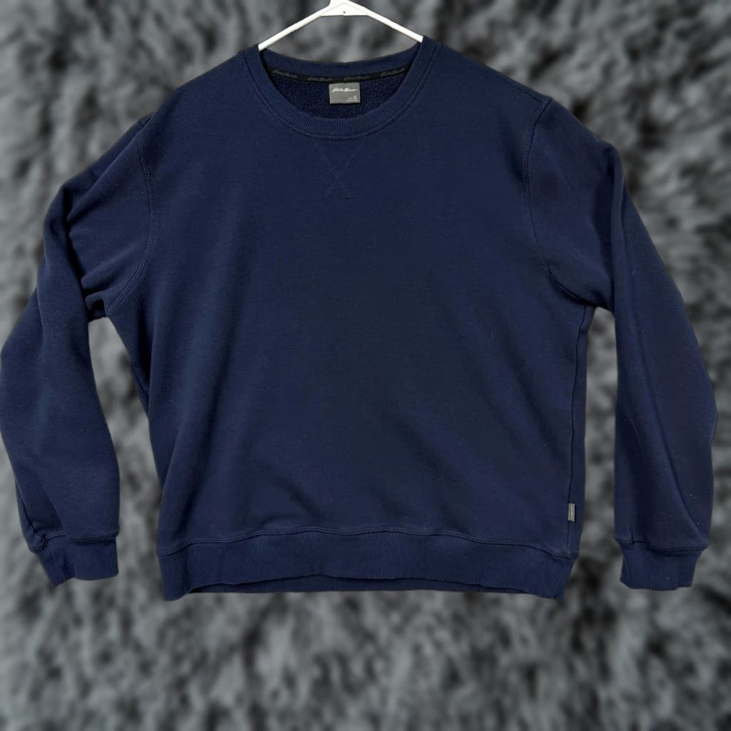 Eddie Bauer Eddie Bauer Sweatshirt Mens XL Blue Crewneck Fleece Stretch Pullover Casual Size US XL / EU 56 / 4 - 1 Thumbnail