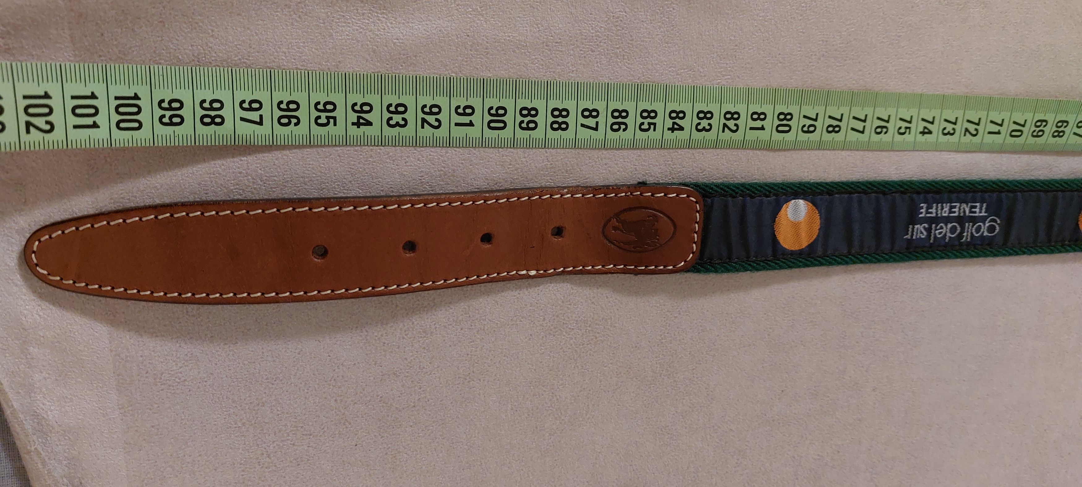 Vintage Vintage Burberrys Golf del Sur Tenerife Belt 80/32 Size ONE SIZE - 8 Thumbnail