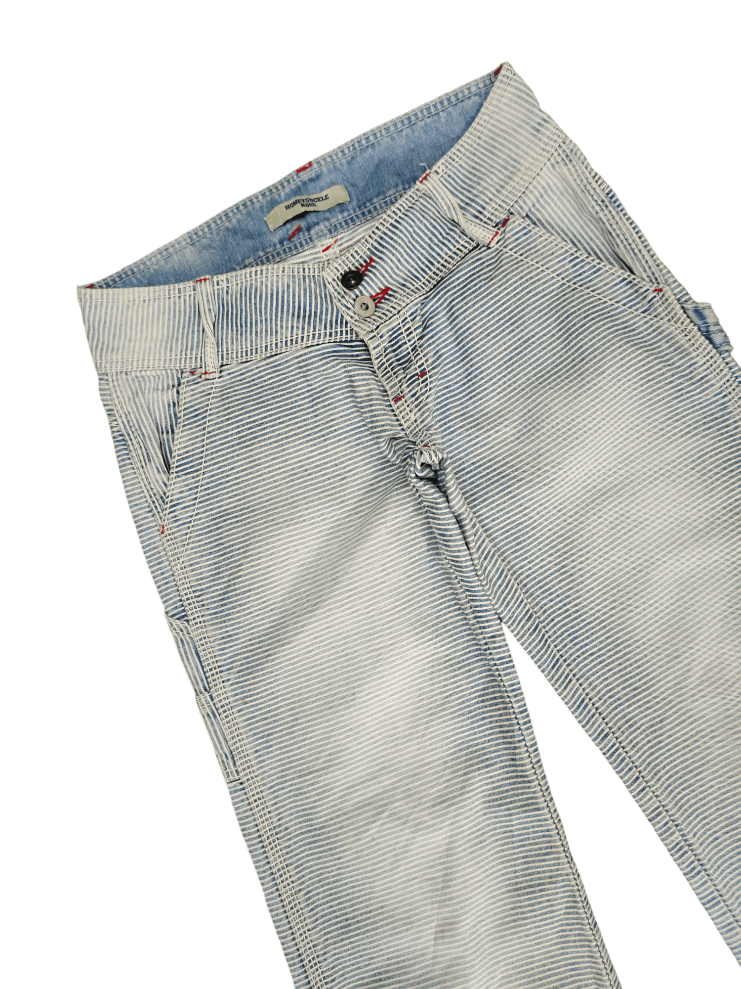 If Six Was Nine Baggy Flare Jeans Honeysuckle Rose Low Rise Boot Cut Y2k Size US 29 - 4 Thumbnail