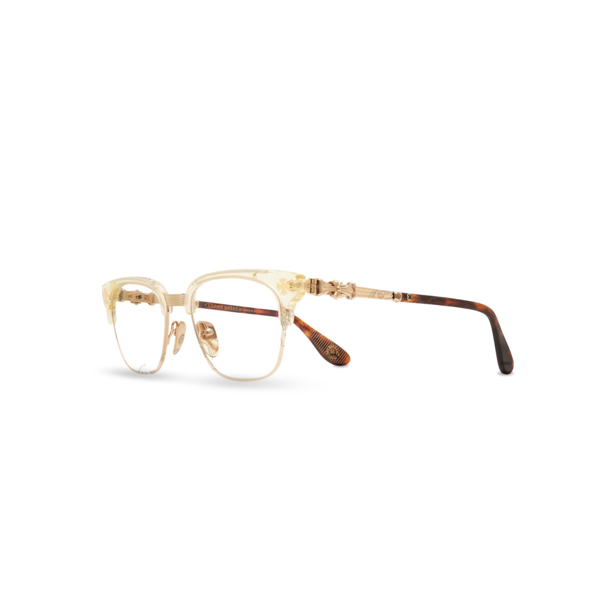 Chrome Hearts CHROME HEARTS BONENNOISSEUR II II PA GP HAVANA GLASSES Size ONE SIZE - 8 Thumbnail