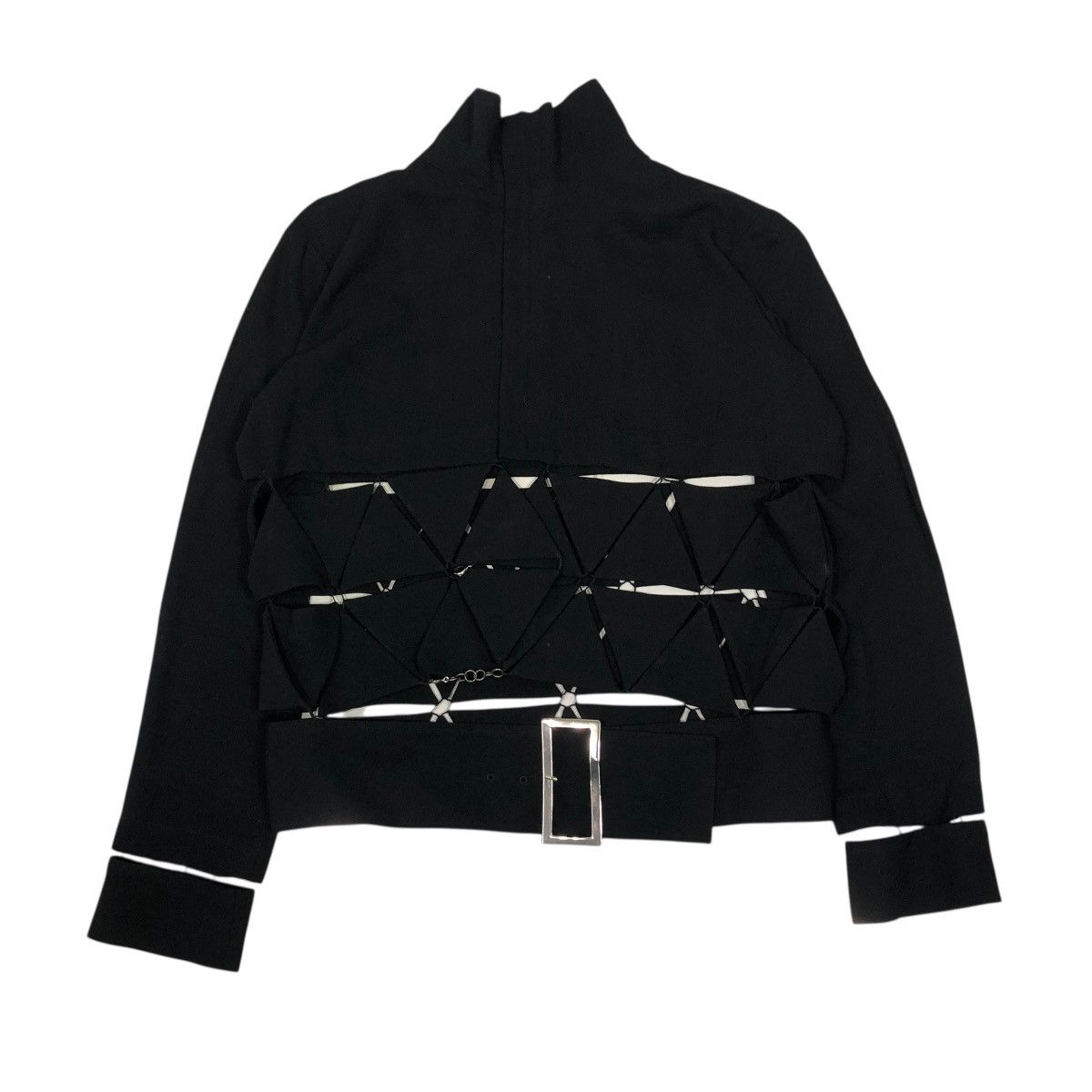 Yohji Yamamoto 🔥AN ORAL HISTORY YOHJI YAMAMOTO CROPPED JACKET Size US M / EU 48-50 / 2 - 2 Thumbnail