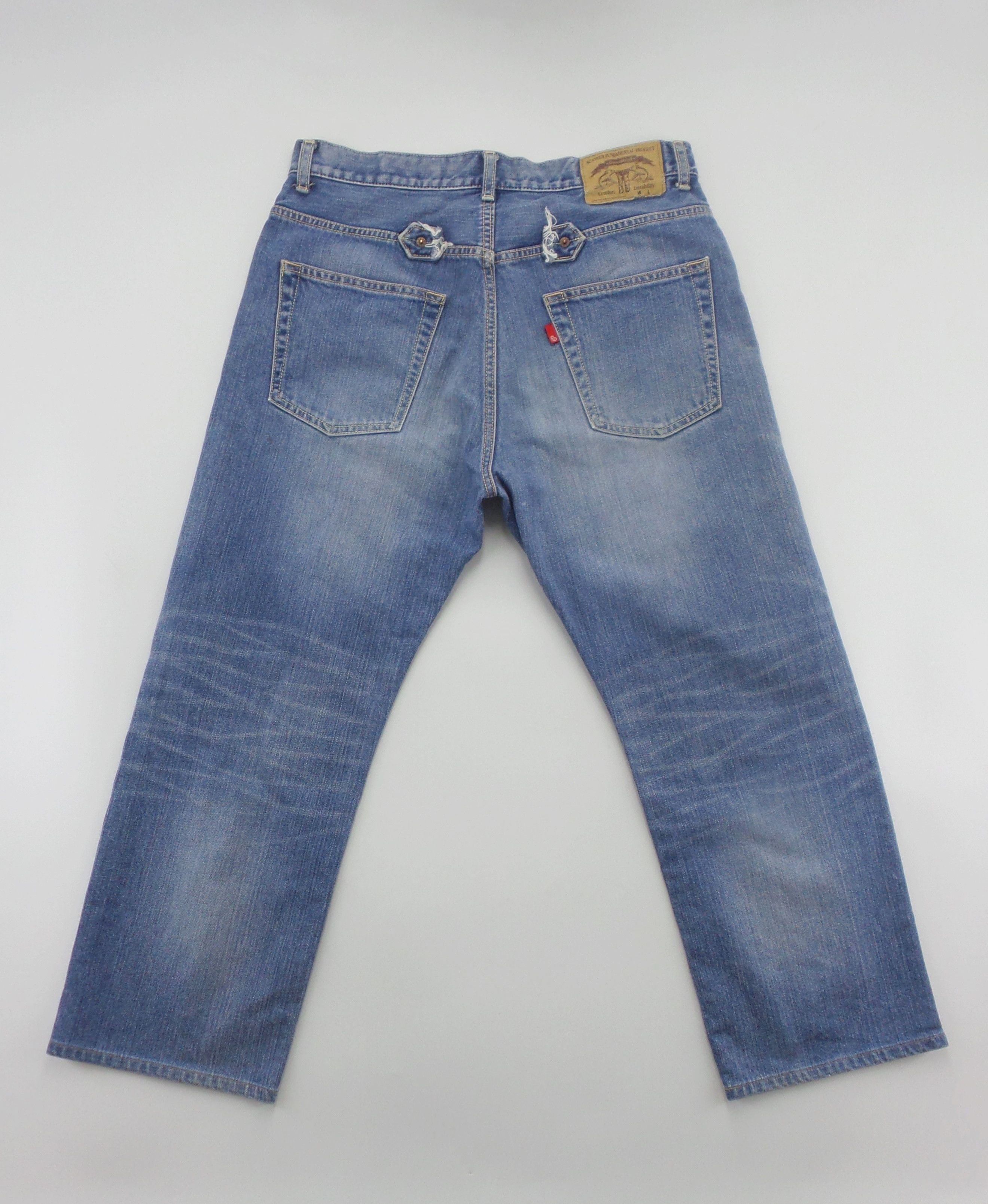 FDMTL × Japanese Brand DSTRSSD Scanner Fundamental Prdct Stonewashed Jeans W33xL37 Size US 34 / EU 50 - 9 Thumbnail