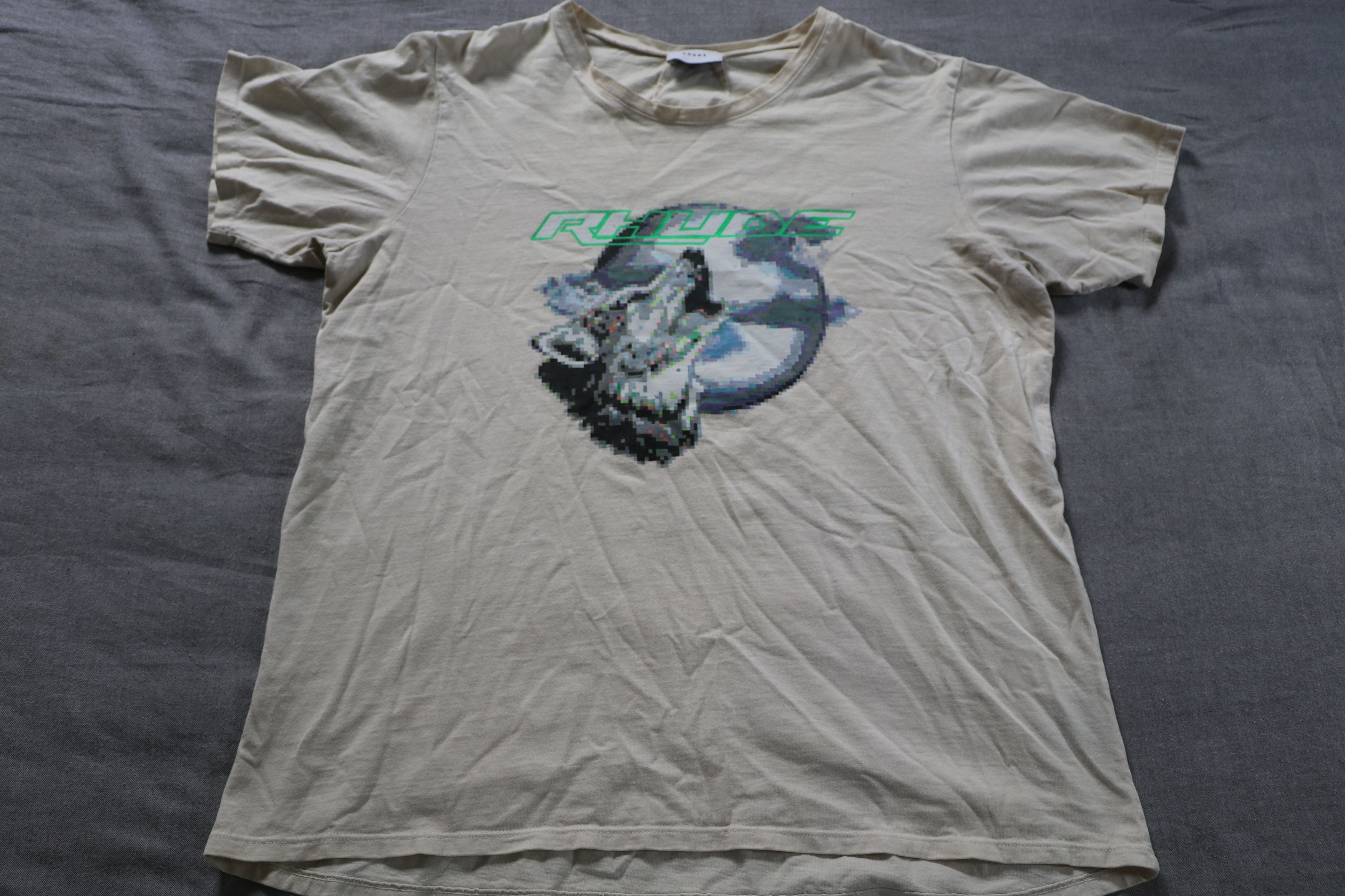 Rhude Classic Rhude digital wold howl T-shirt Size US L / EU 52-54 / 3 - 1 Thumbnail