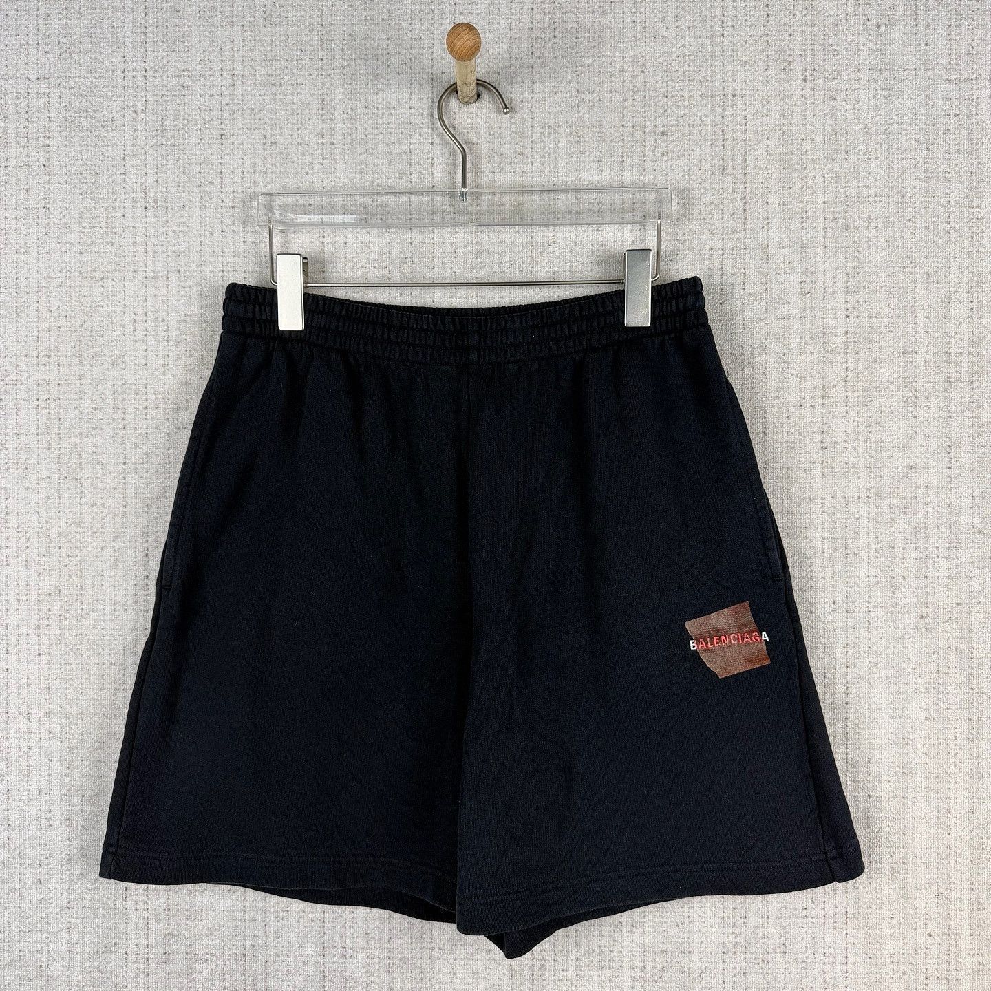 Balenciaga Balenciaga Logo Patch Cotton Shorts Size XXS Size US 32 / EU 48 - 1 Thumbnail