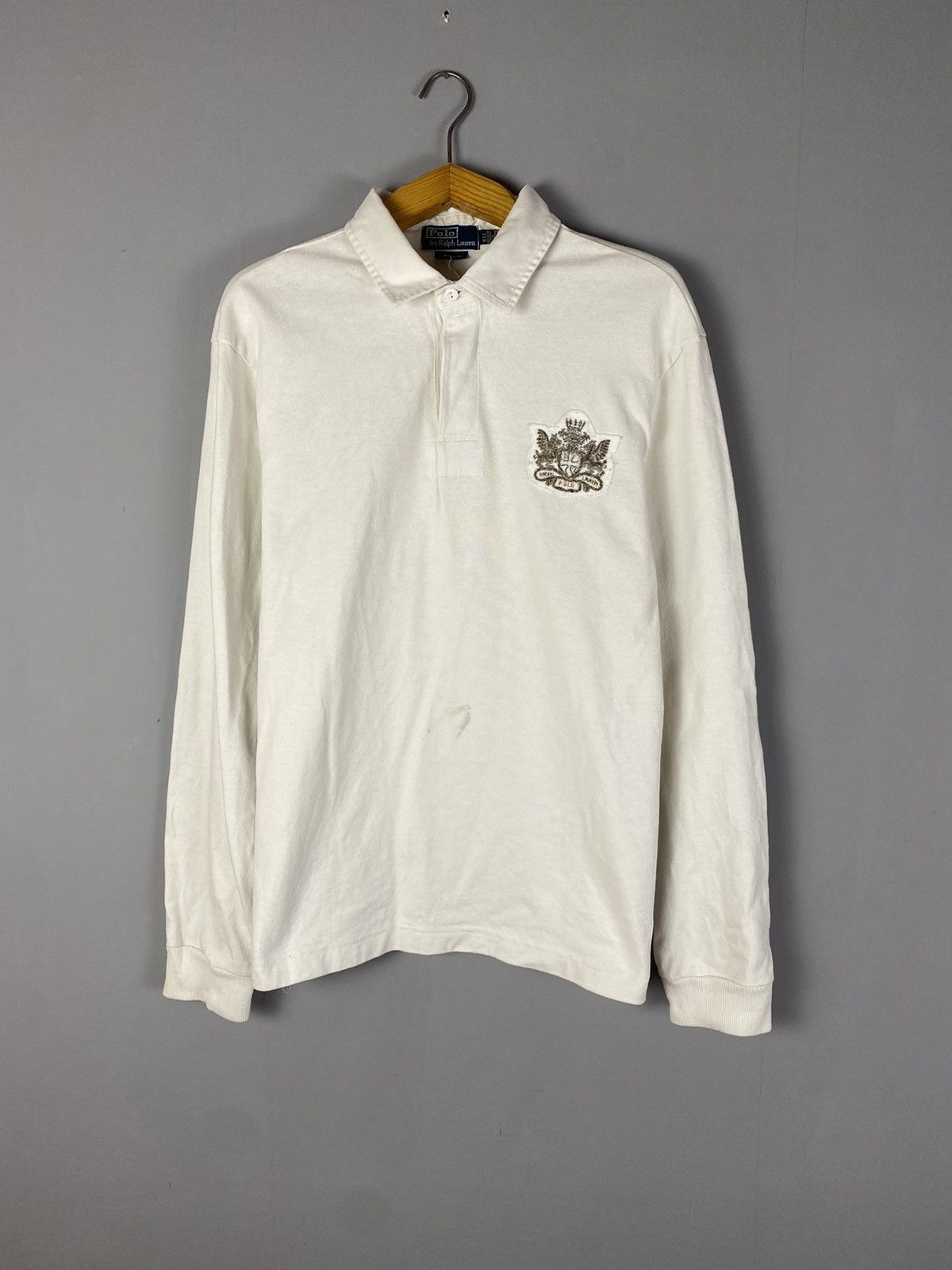Vintage Vintage Polo Ralph Lauren rugby long sleeve Size US XXL / EU 58 / 5 - 1 Thumbnail