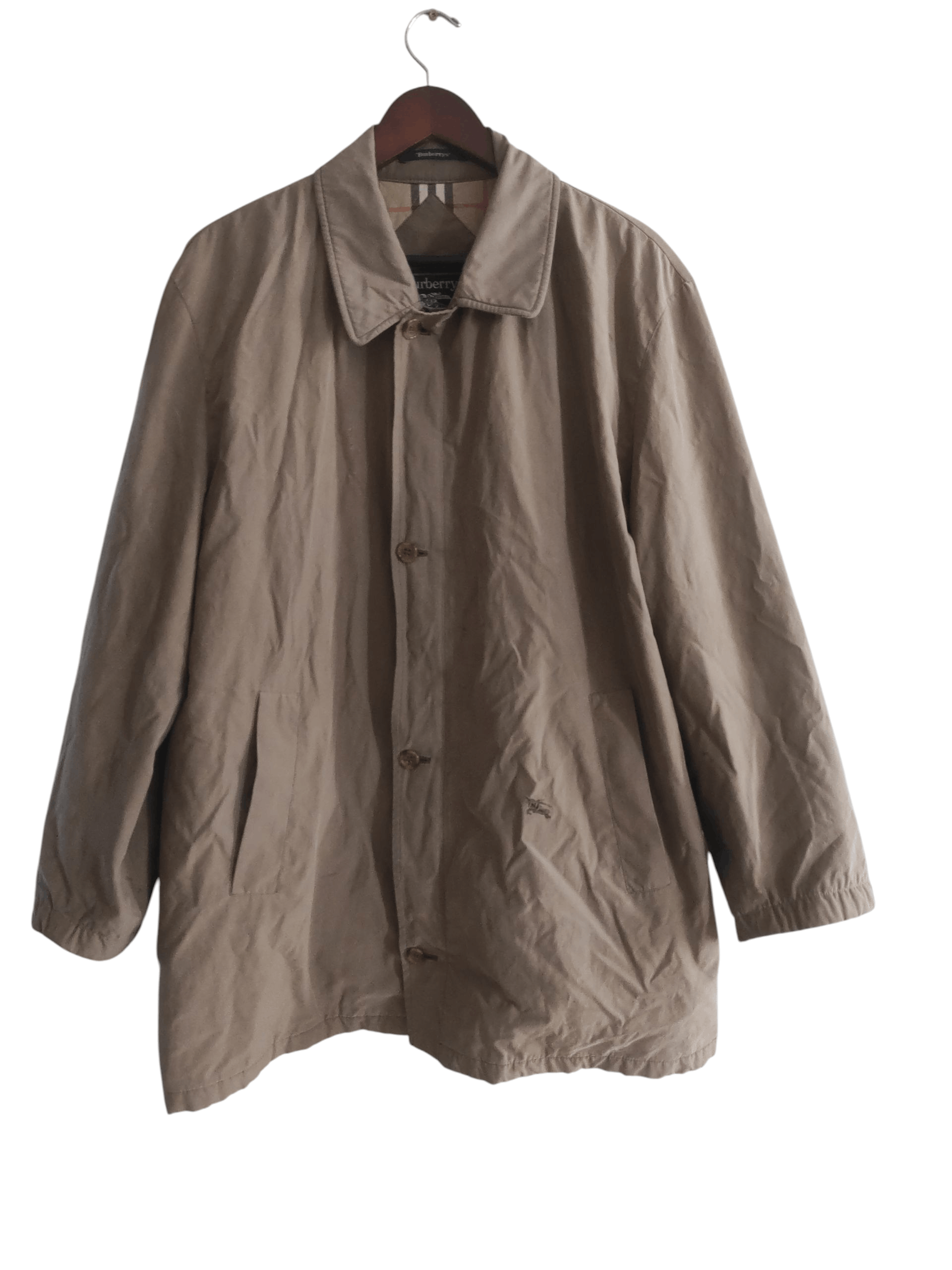 Burberry Burberry London Trench Coat Jacket Nova Check Lining Mens L Size US L / EU 52-54 / 3 - 1 Thumbnail