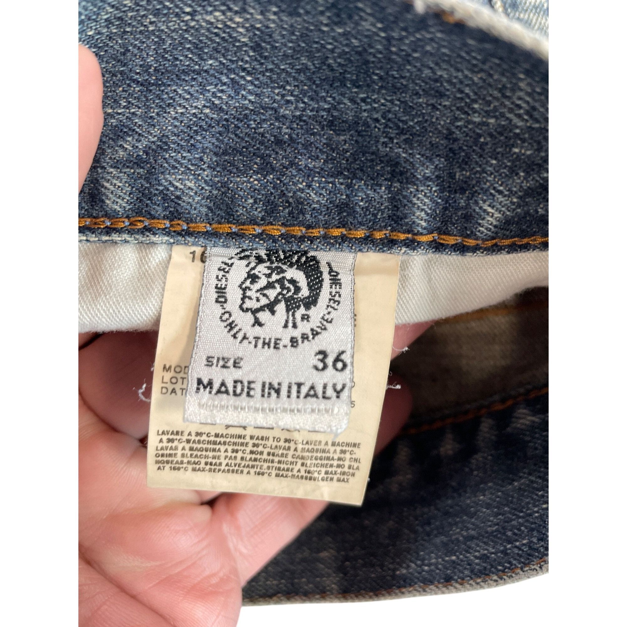Diesel Diesel Industry Mens Y2K Classic Blue Straight Jeans Size 36 Size US 36 / EU 52 - 6 Thumbnail