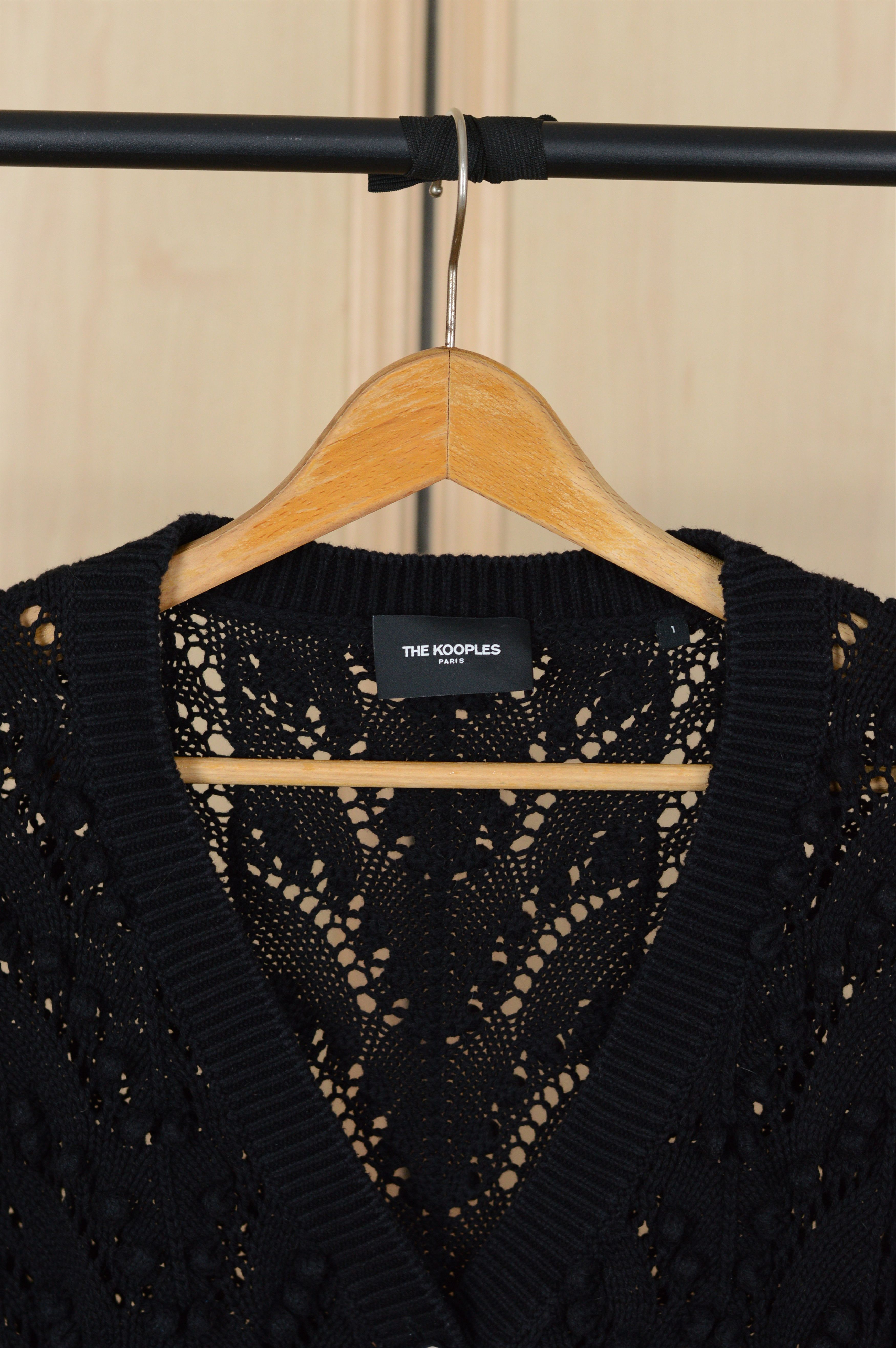 The Kooples The Kooples Cable Knit Lace Cardigan Size M / US 6-8 / IT 42-44 - 3 Thumbnail