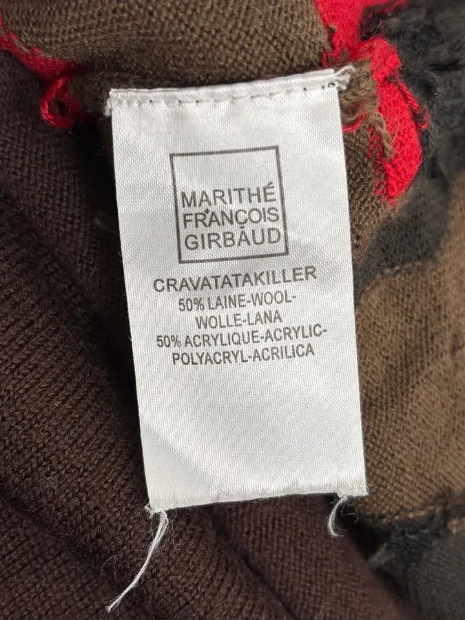 Marithe + Francois Girbaud 2000s Marithé + François Girbaud Fire Dragon Brown Sweater Size US S / EU 44-46 / 1 - 9 Thumbnail
