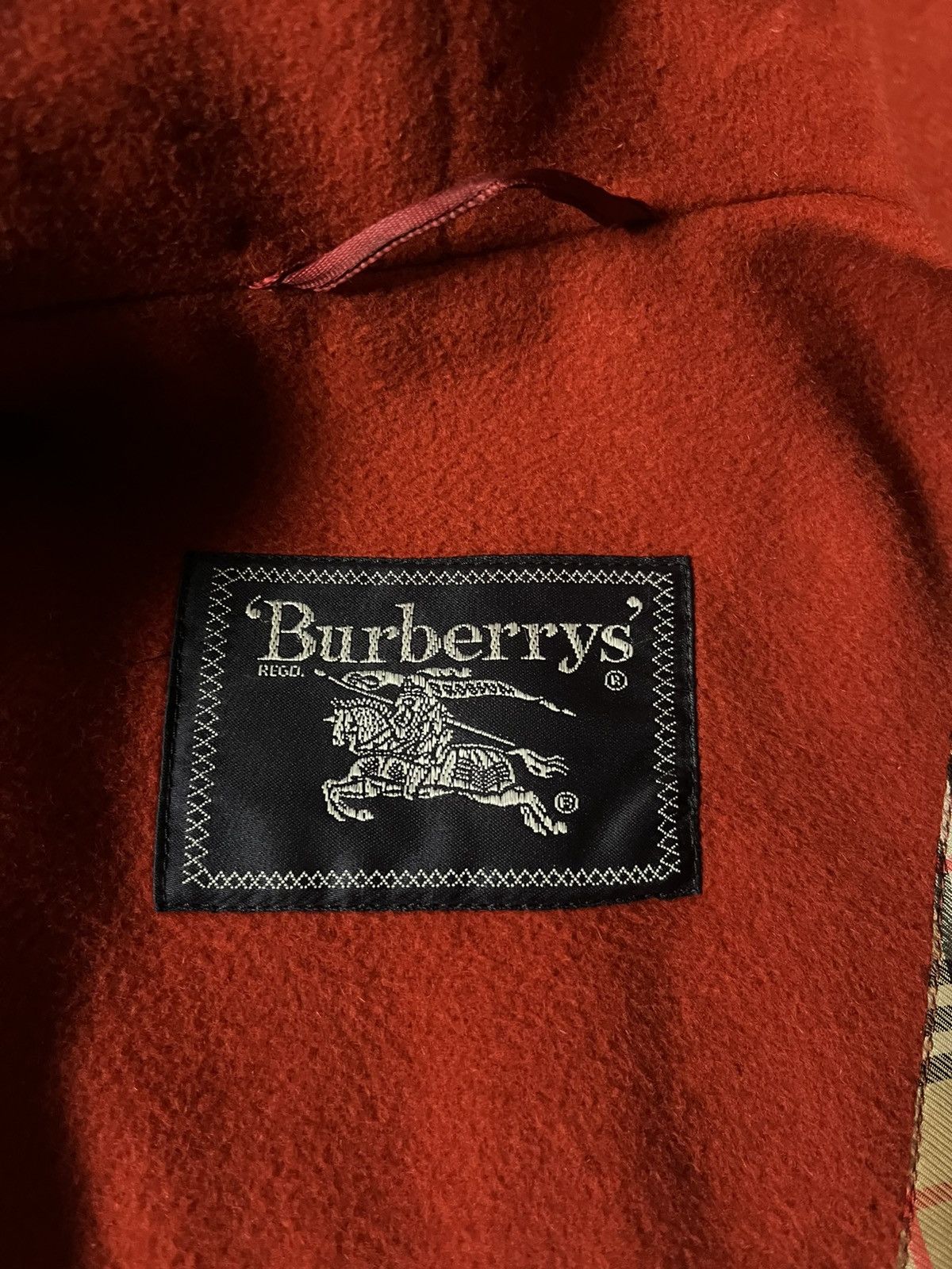 Burberry Vintage Burberrys wool coat red rare Size US L / EU 52-54 / 3 - 19 Thumbnail