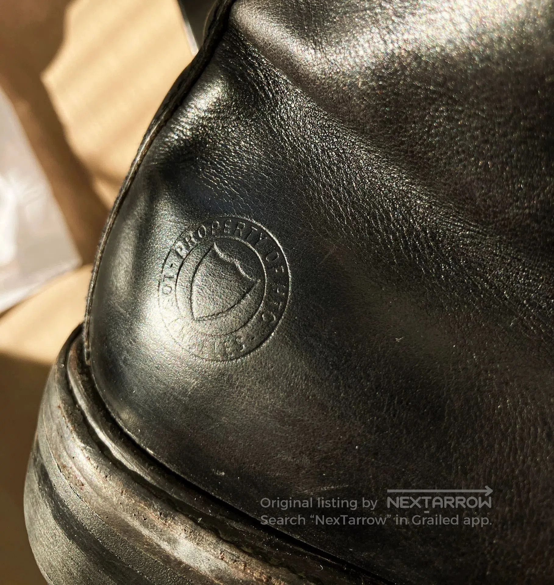 Viberg HTC Vibram Black Leather Boots Size 41. Size US 8 / EU 41 - 4 Thumbnail
