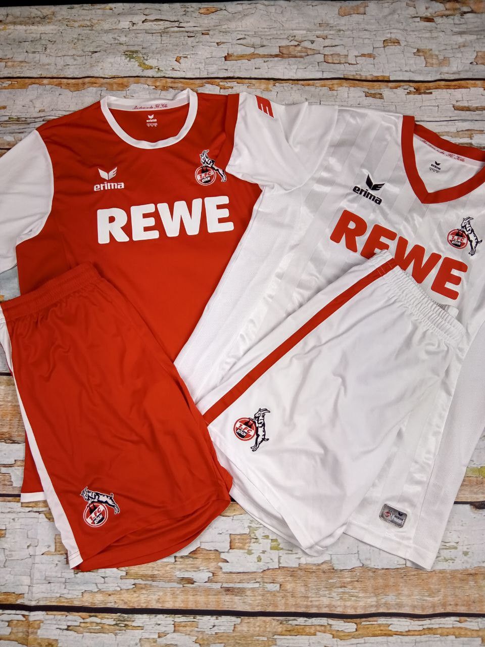Erima 1 Fc Koln Two Soccer Football Uniform Sets Size US XL / EU 56 / 4 - 1 Thumbnail