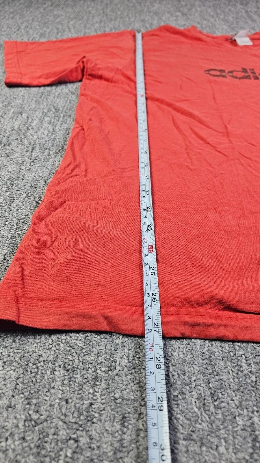 Adidas Adidas Y2K 2001 Spellout Faded Red Graphic Tee Vintage XL Size US XL / EU 56 / 4 - 11 Thumbnail