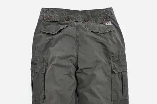 Orley 20SS Indigo Union Japan Olive Washed Jungle Worker Pants Size US 33 - 4 Thumbnail