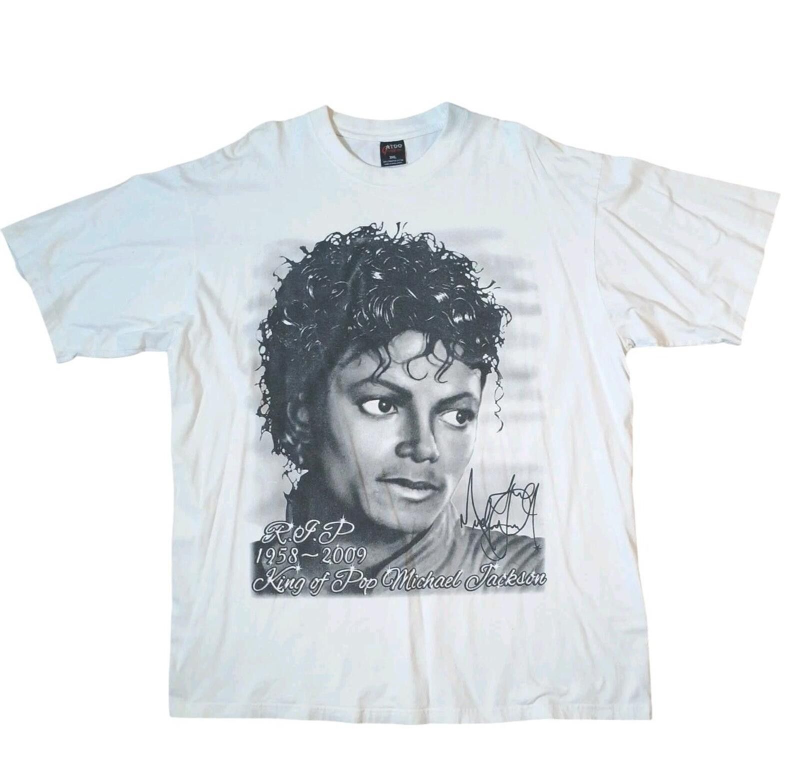 Michael Jackson Michael Jackson Size 3XL Graphic Portrait Memorial T-Shirt Size US XXL / EU 58 / 5 - 1 Thumbnail