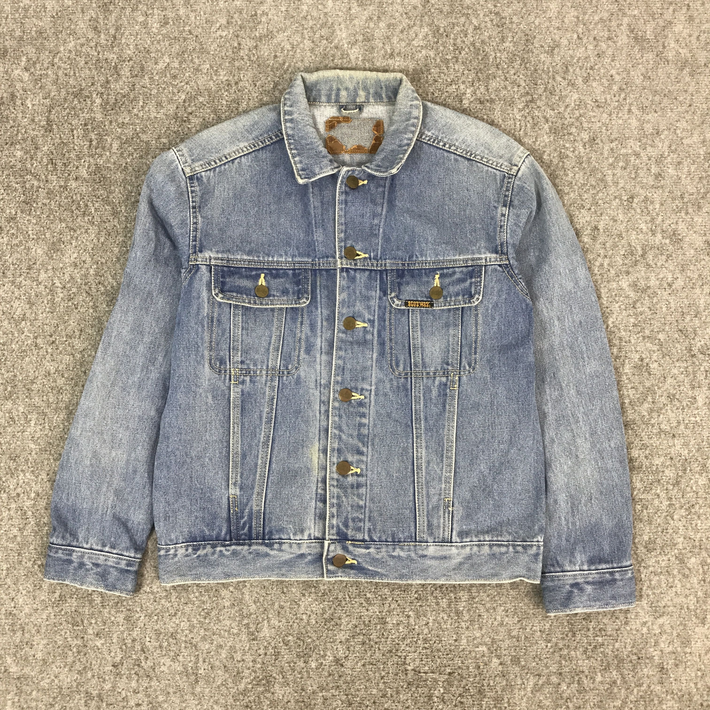 Japanese Brand BLUEWAY TRACKER DENIM JACKET JAPAN K63B11 Size US L / EU 52-54 / 3 - 1 Thumbnail