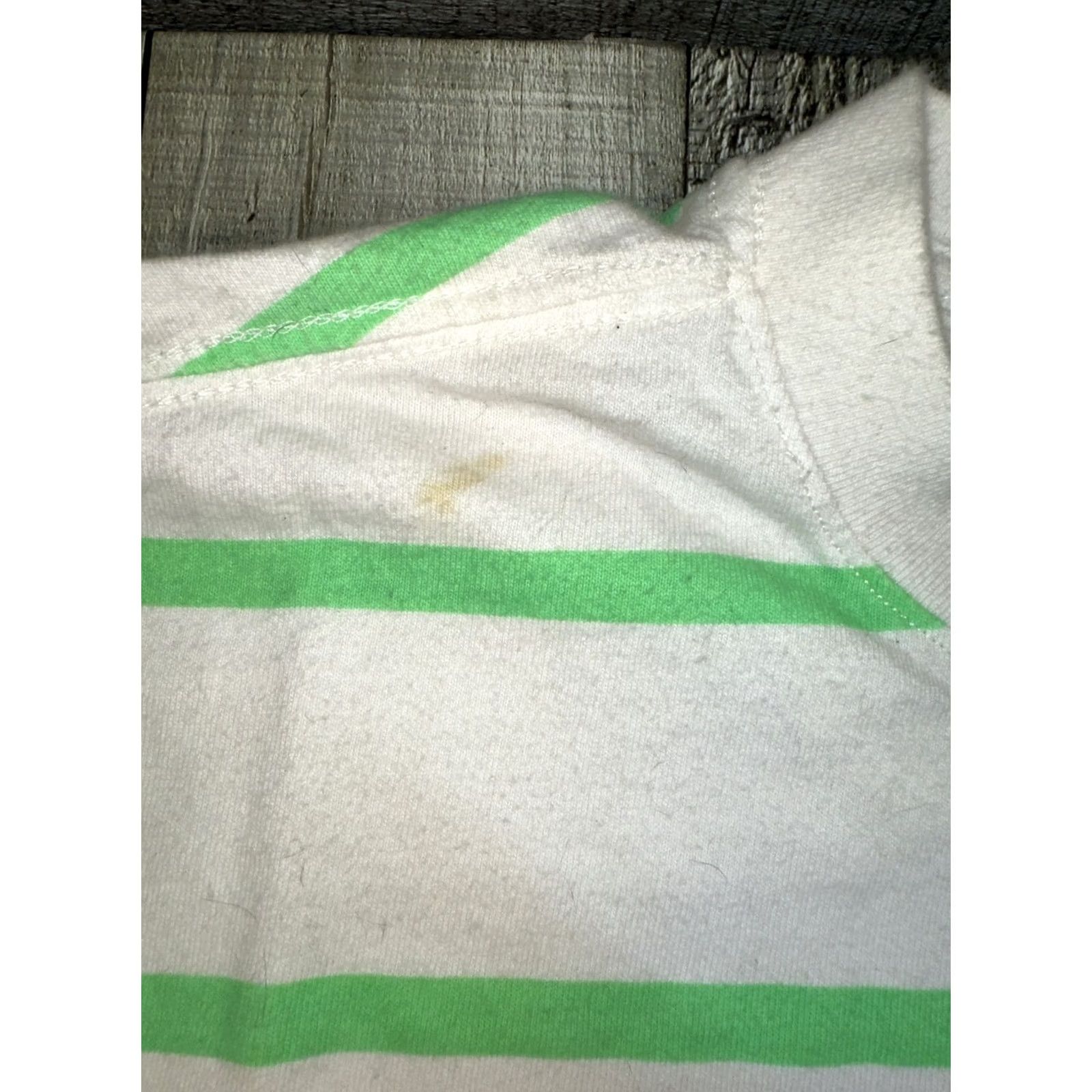 American Eagle Outfitters VINTAGE Men’s American eagle striped lime green tea medium Size US M / EU 48-50 / 2 - 3 Thumbnail