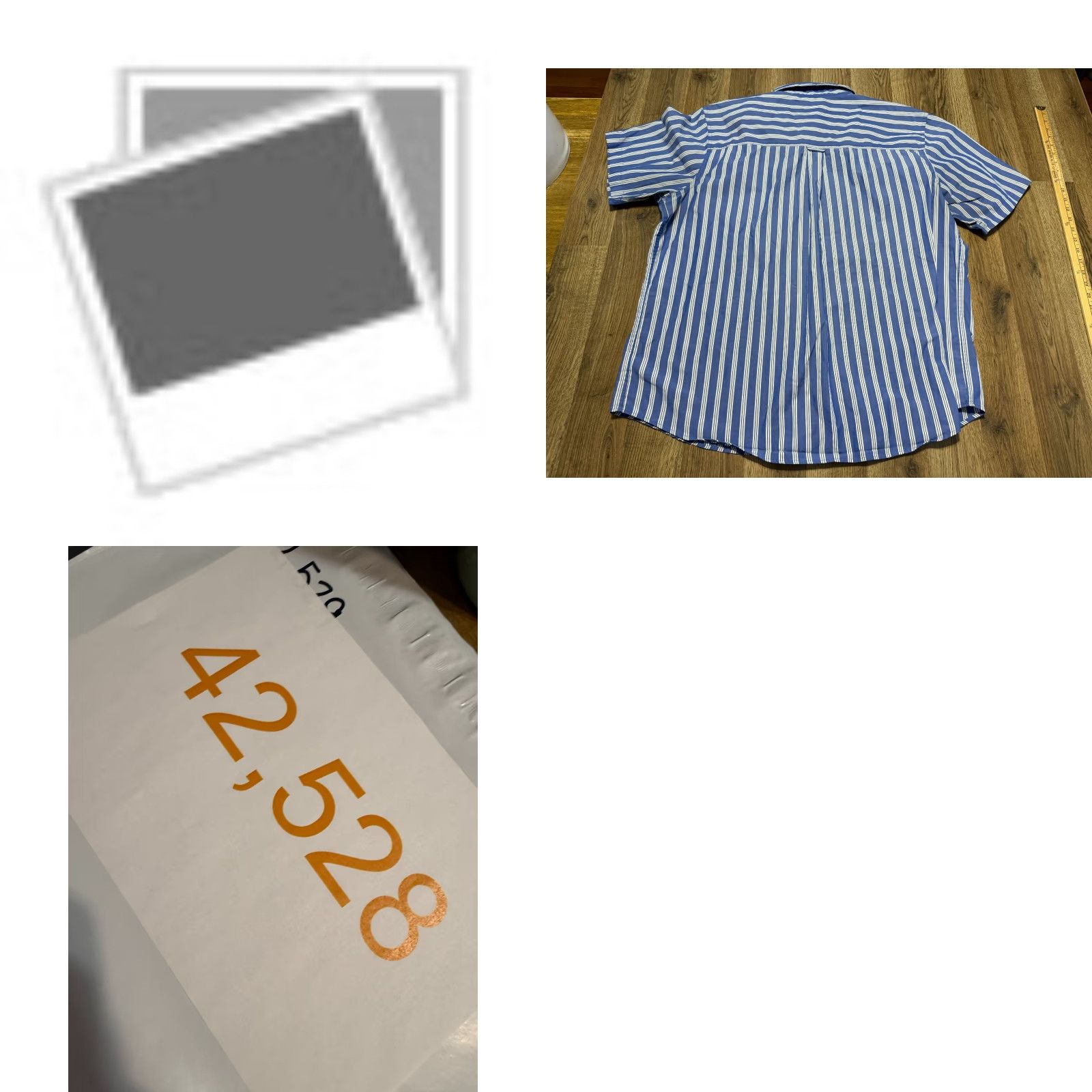 Chaps Chaps Shirt Men 2XL Blue Striped Short Sleeve Button-Up Pockets Regular Fit Everyday Casual Size US XXL / EU 58 / 5 - 8 Thumbnail