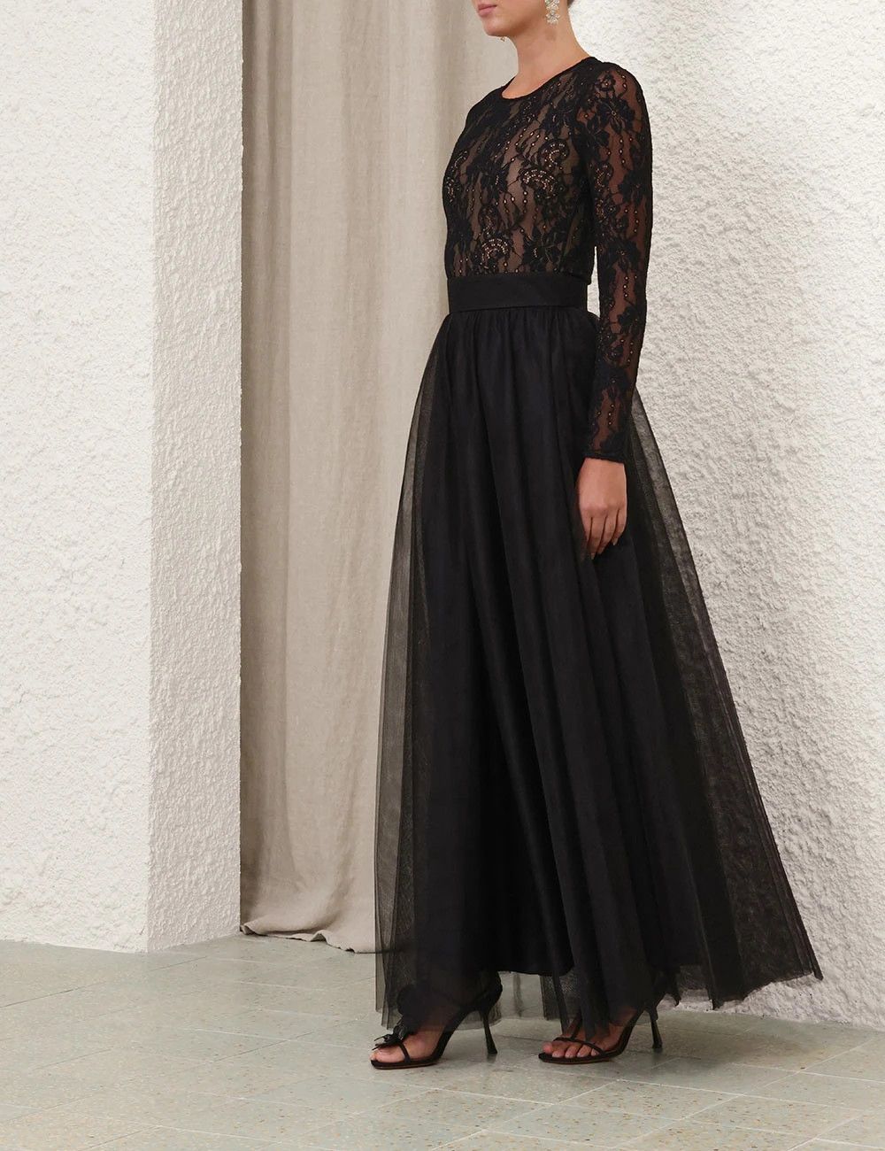 Zimmermann oc11z0226 Tulle Skirt In Black Size 32" / US 10 / IT 46 - 7 Thumbnail