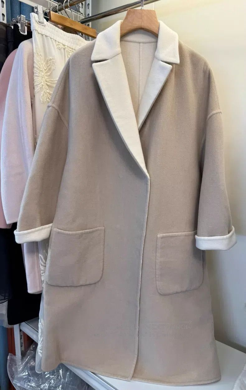 Brunello Cucinelli Brunello Cucinelli Beaded Double-Faced Cashmere Coat Size XS / US 0-2 / IT 36-38 - 1 Thumbnail