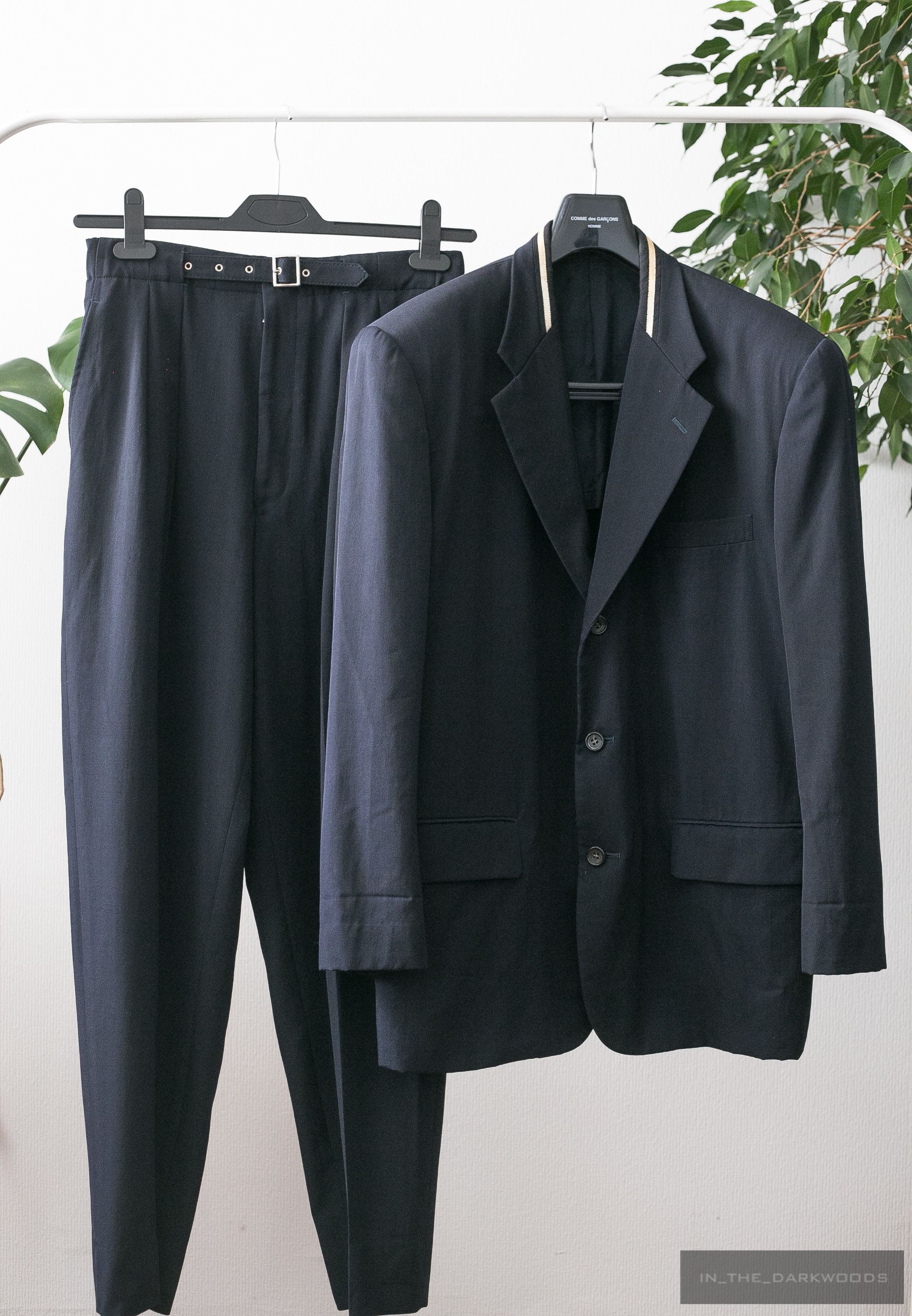 Comme des Garcons Homme 1990AW wool suit Size 38R - 1 Thumbnail