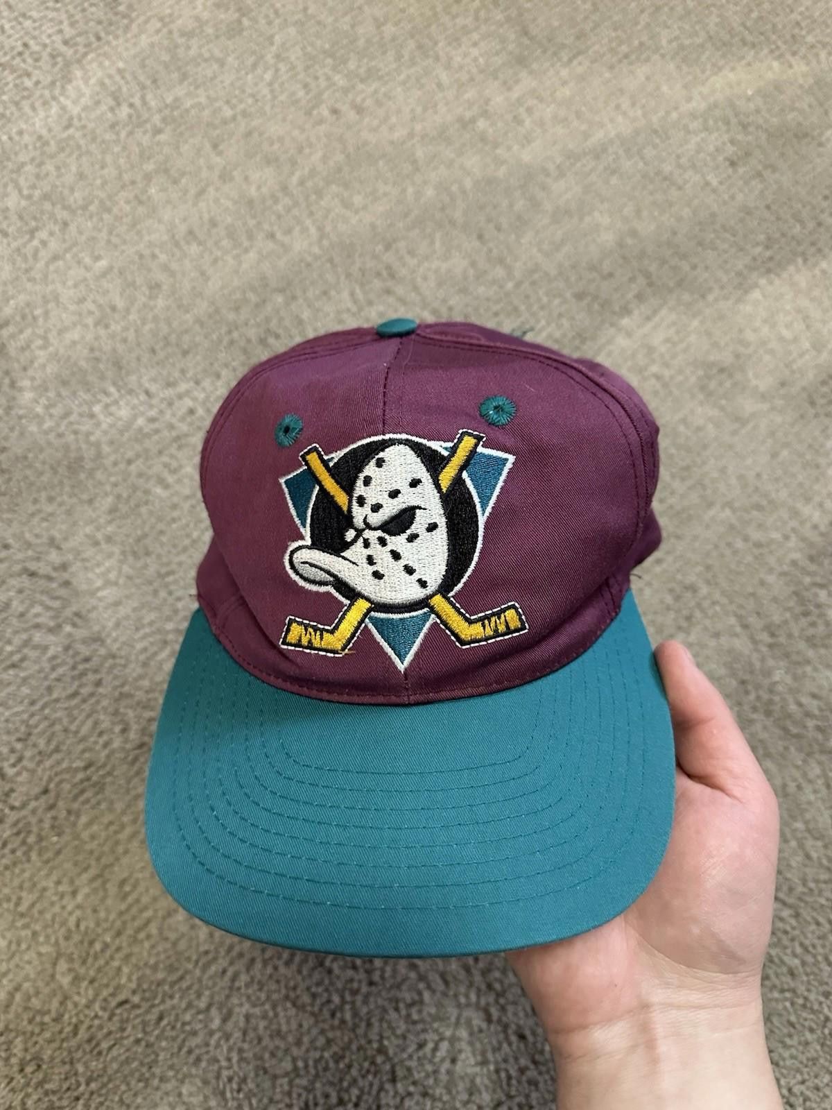 Other Vintage Anaheim Mighty Ducks Logo 7 Snapback Rare Hockey Hat Size ONE SIZE - 1 Thumbnail
