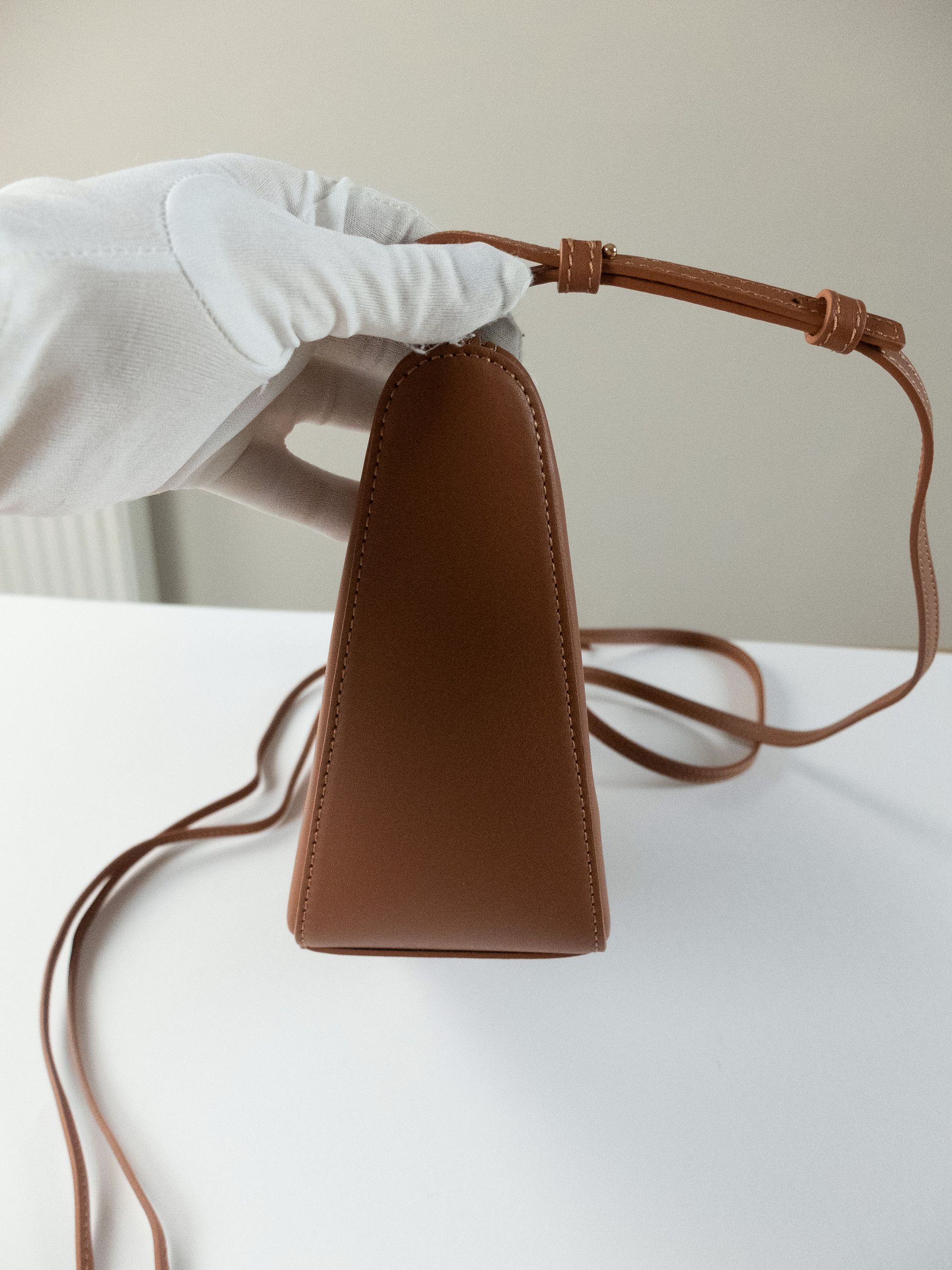 Loewe LOEWE Mini Hammock brown leather hobo shoulder bag Size ONE SIZE - 10 Thumbnail