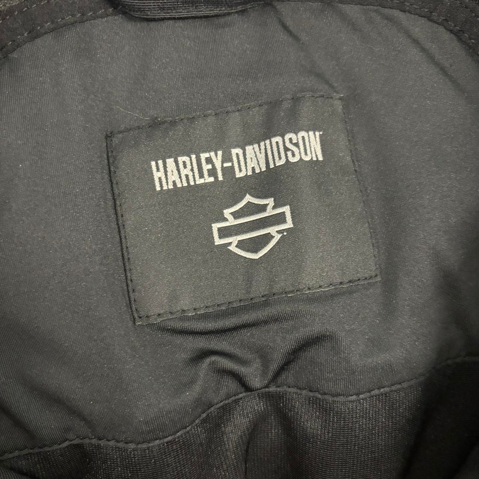 Harley Davidson Brand New Harley Davidson Black Leather Biker Jacket Size US XL / EU 56 / 4 - 5 Thumbnail