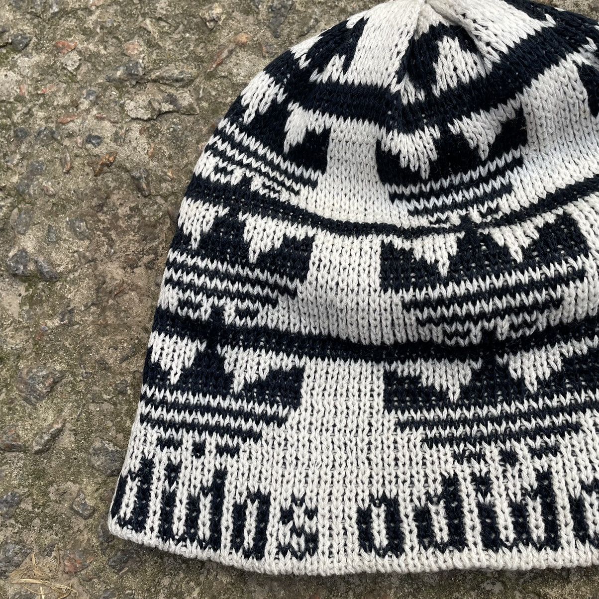 Adidas Vintage Adidas Knit Hat Overprint 90s Y2K Style USA Size ONE SIZE - 2 Thumbnail