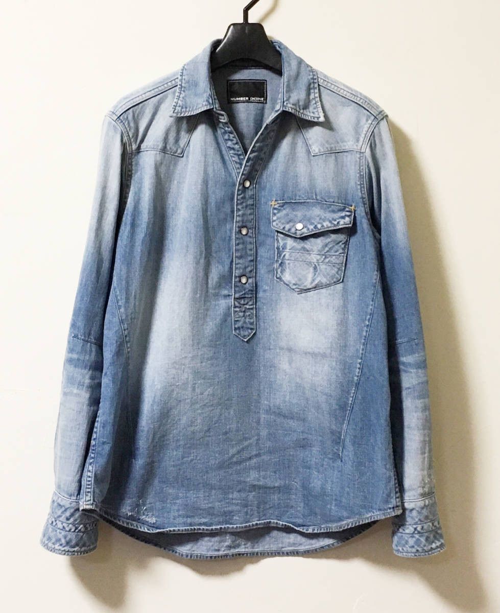 Number (N)ine number nine denim vintage shirt | Grailed