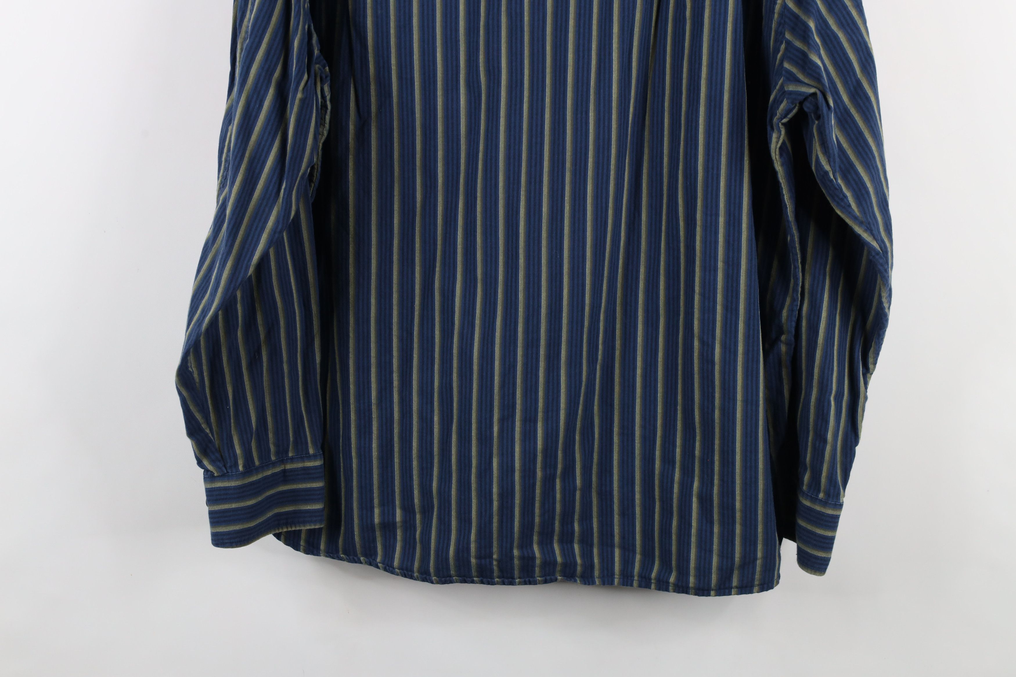 Tommy Bahama × Vintage Vintage Tommy Bahama Blend Striped Collared Button Shirt Size US XL / EU 56 / 4 - 10 Thumbnail