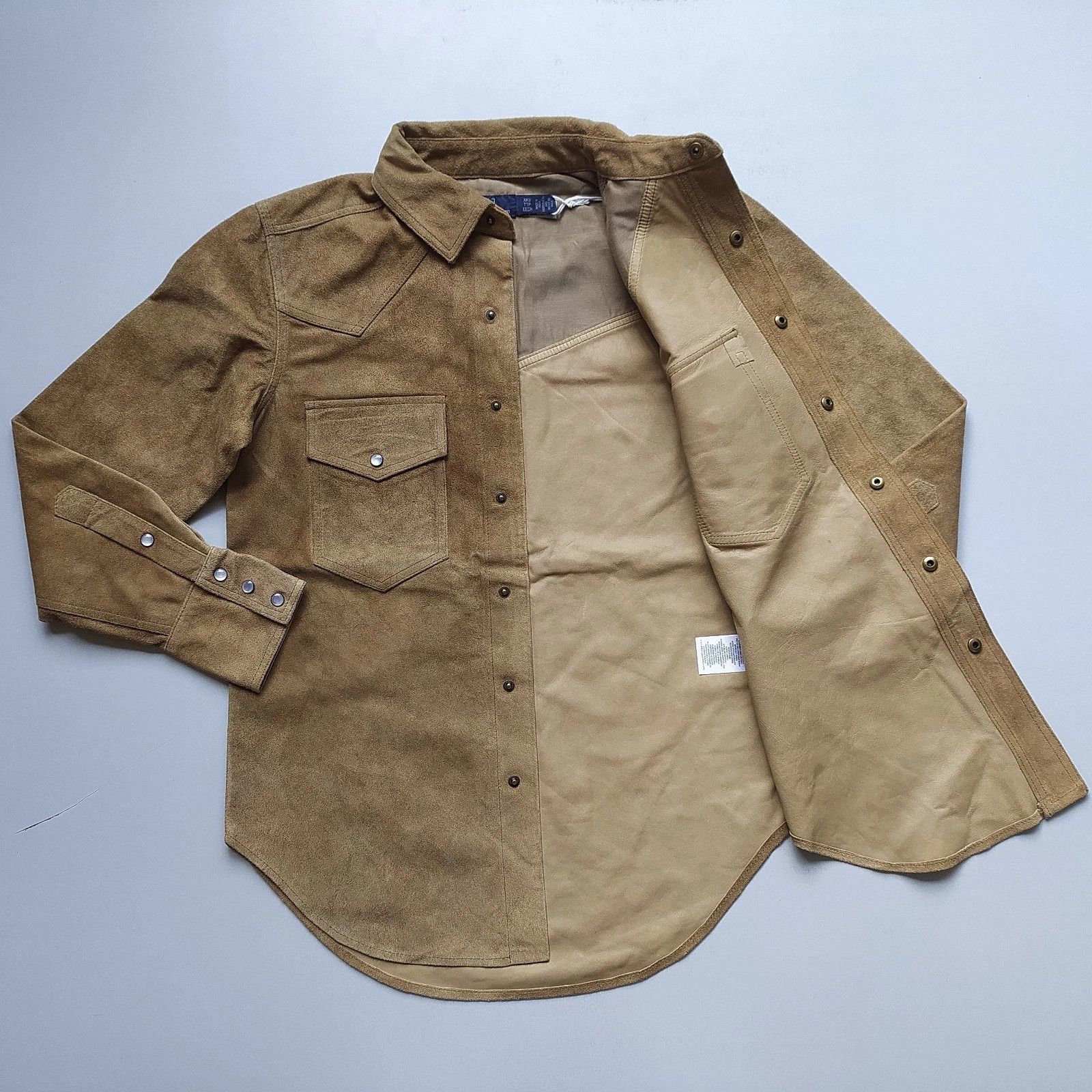 Polo Ralph Lauren Polo Ralph Lauren Suede Shirt jacket FTP 0705 Size US XXS / EU 40 - 8 Thumbnail