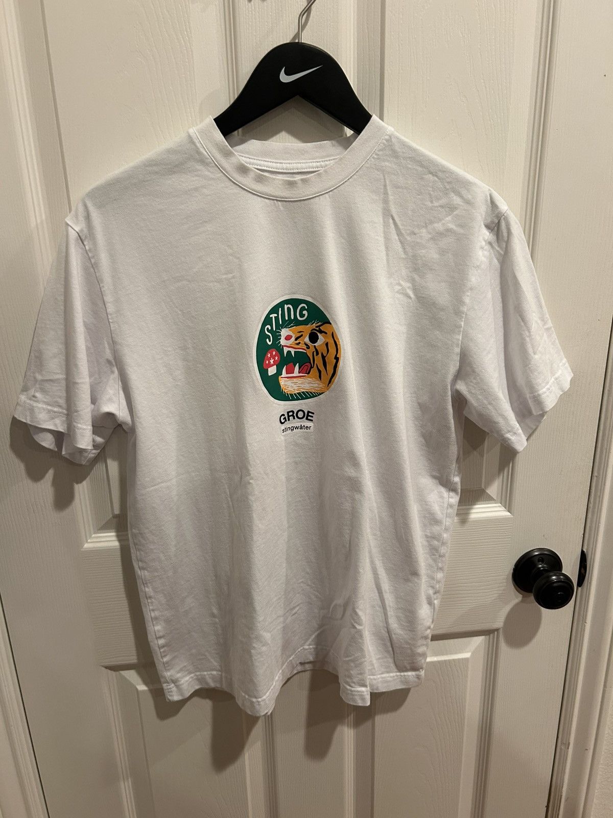 Stingwater Stingwater mushroom tiger white tee Size US M / EU 48-50 / 2 - 1 Thumbnail