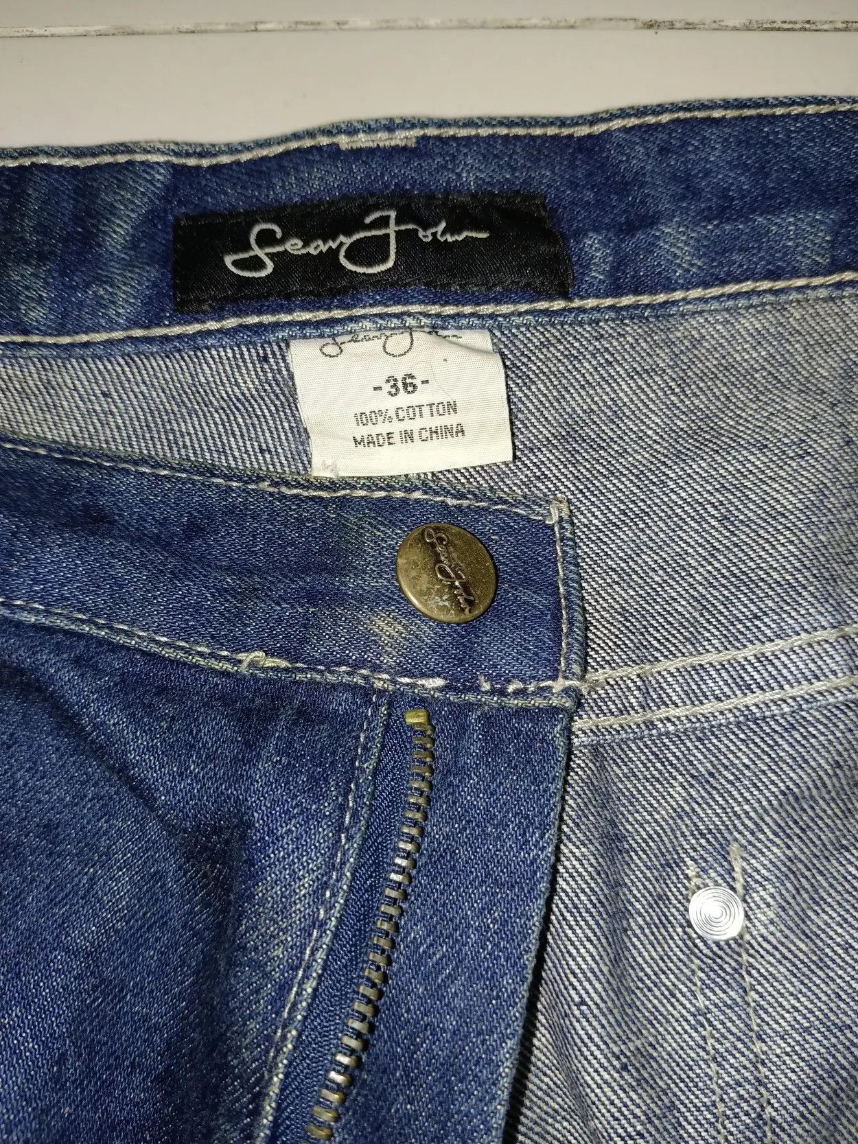 JNCO × Sean John × Vintage Vintage Sean John Baggy Jeans Size US 36 / EU 52 - 8 Thumbnail
