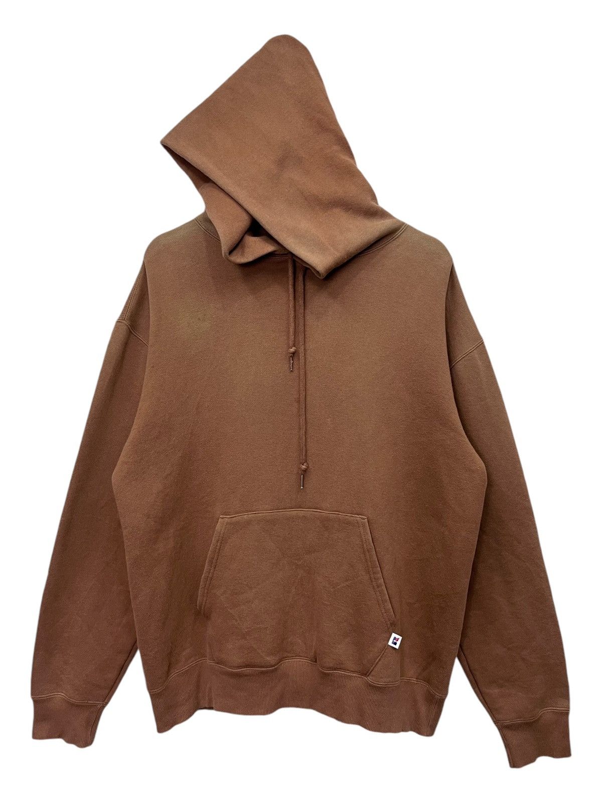 Russell Athletic 🐉RUSSELL Sun Faded Brown YINGYANG DRAGON Embroidered Hoodie Size US L / EU 52-54 / 3 - 5 Thumbnail