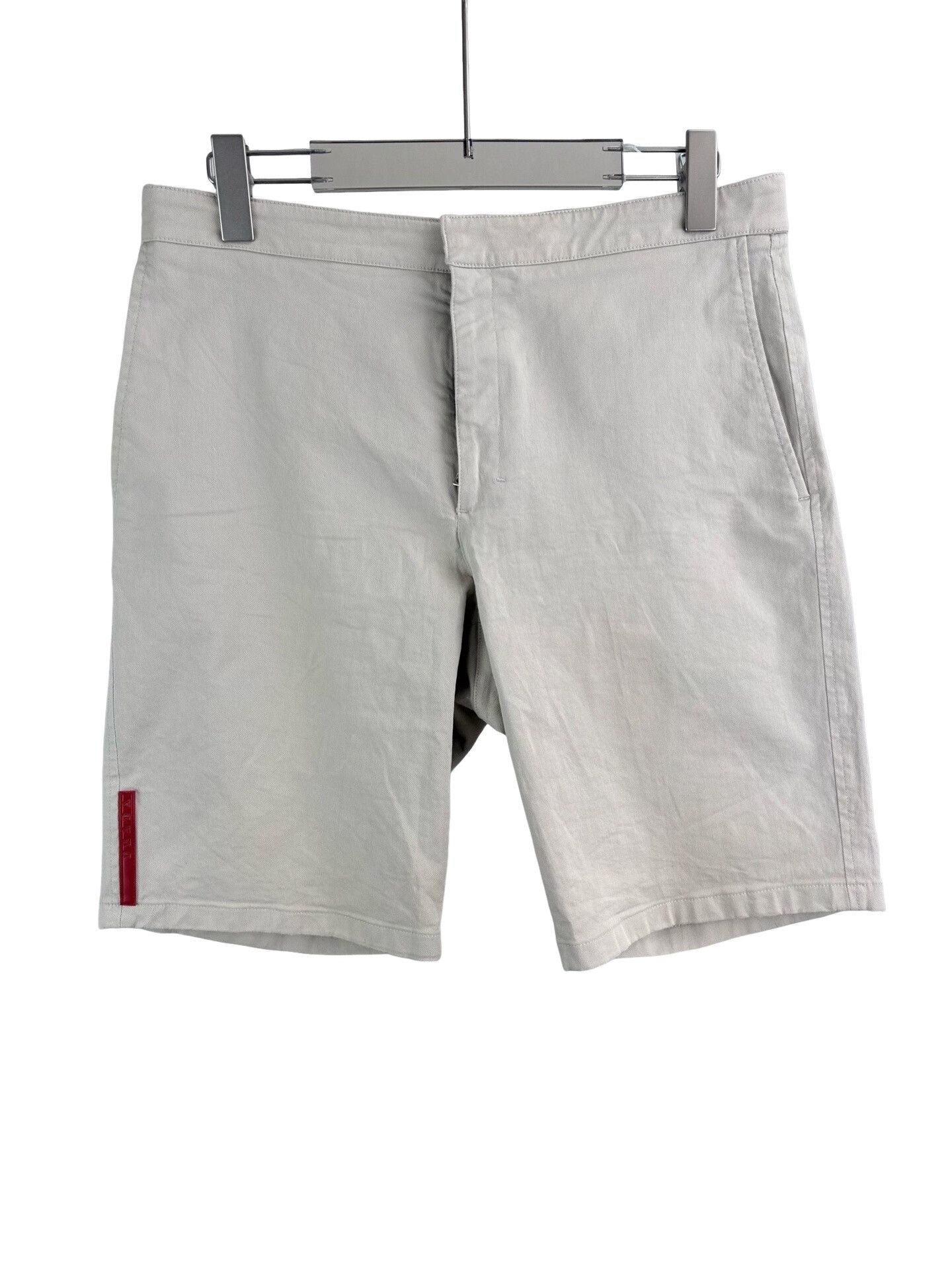 Prada Prada Red Tab Cotton Shorts 50 Size US 34 / EU 50 - 1 Thumbnail