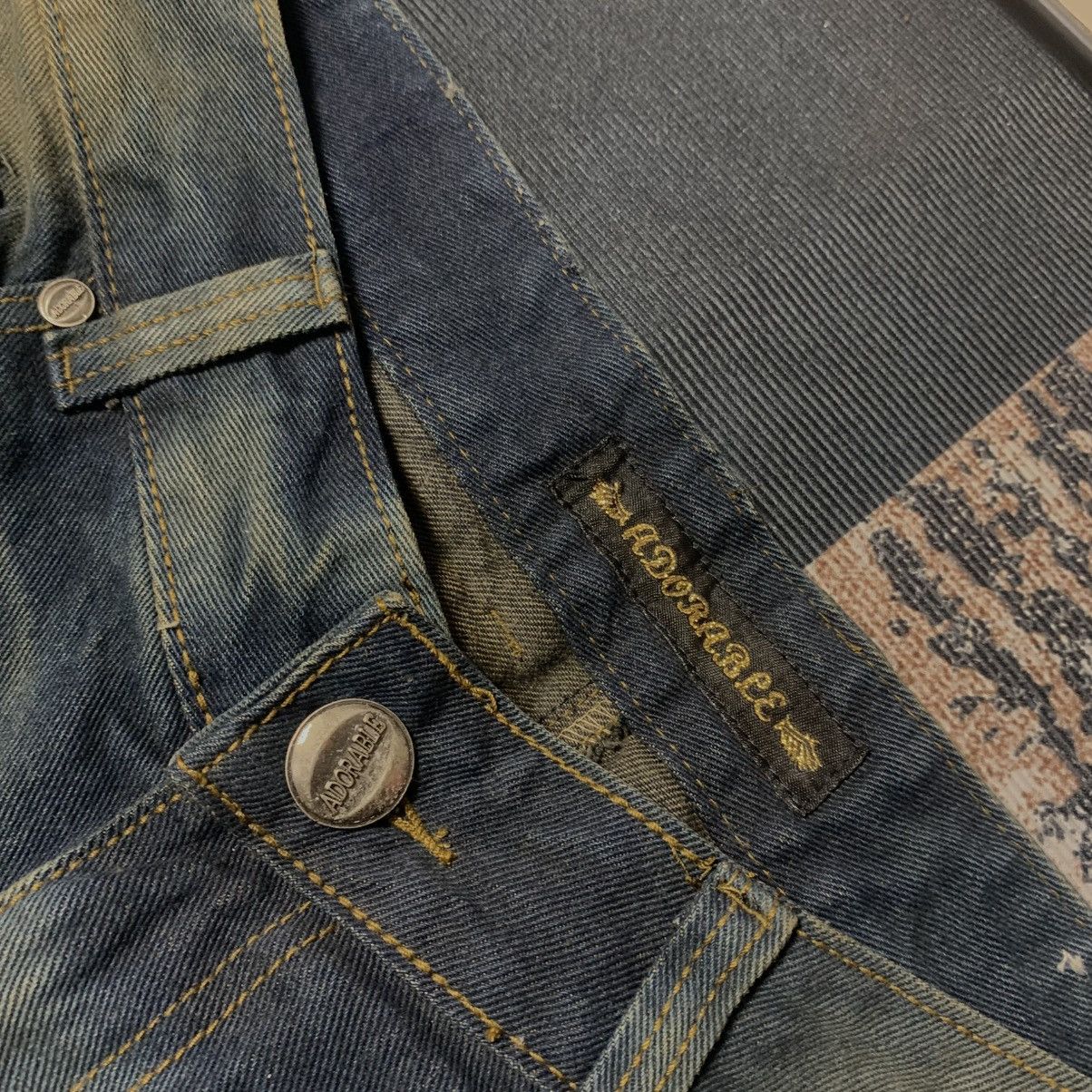 Japanese Brand Adorable Contrast Jeans Size US 32 / EU 48 - 12 Thumbnail