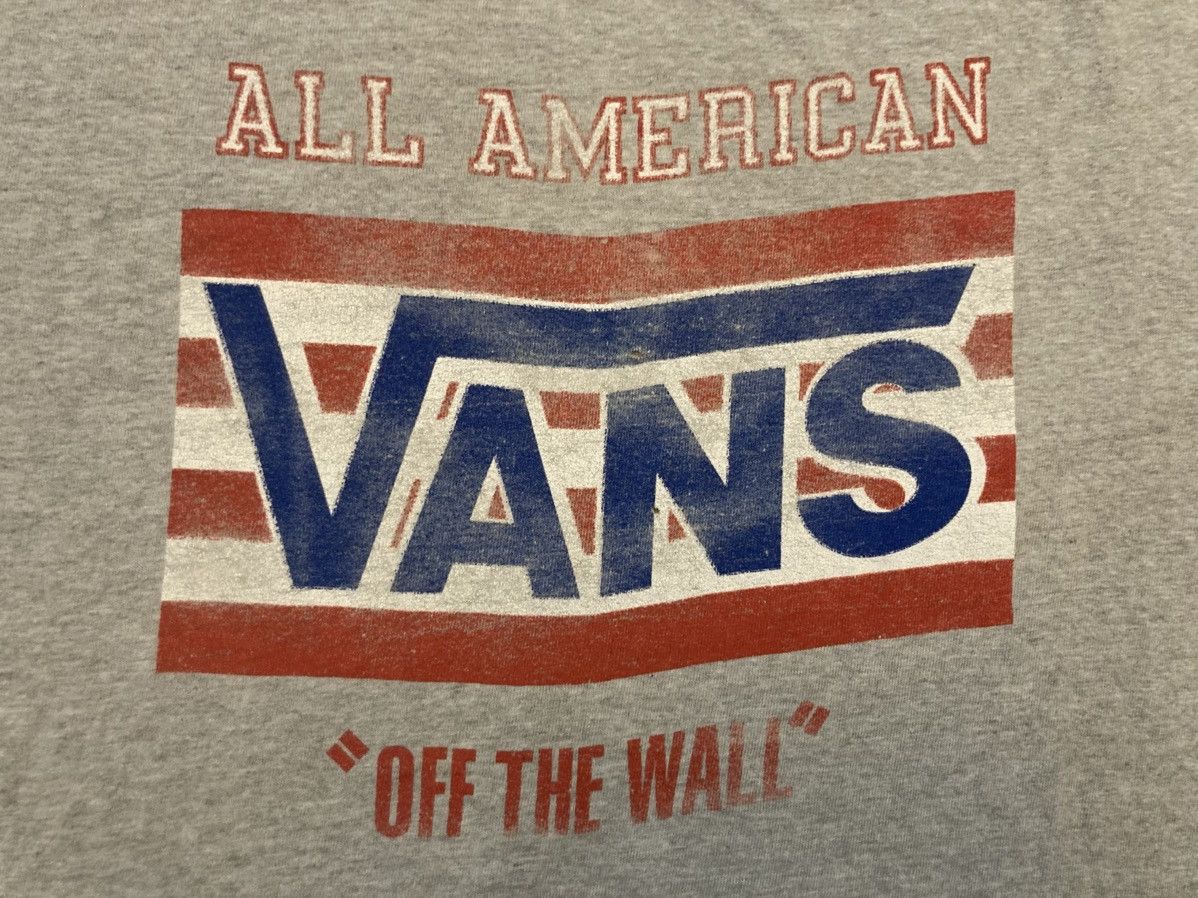 Vintage Vintage 90s Bootleg Vans Of The Wall Distressed Tshirt Size US M / EU 48-50 / 2 - 3 Thumbnail