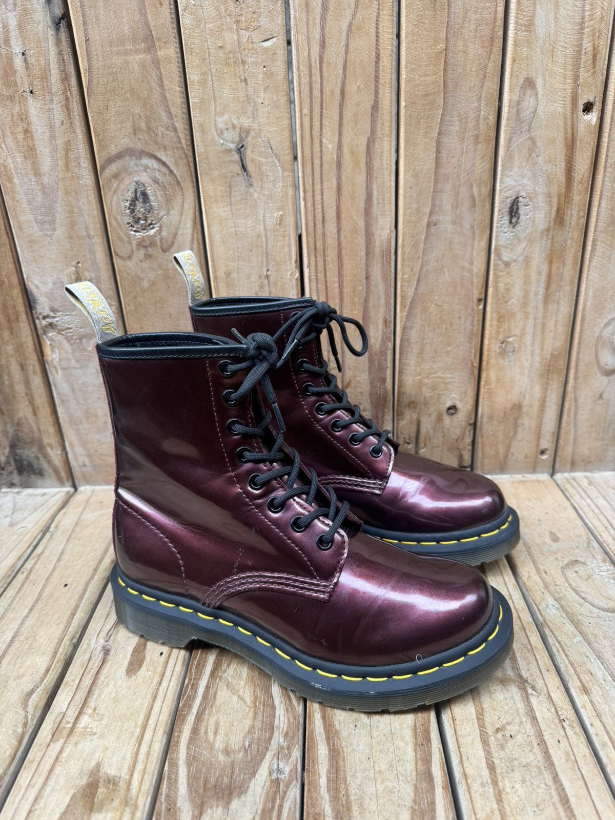 Dr. Martens Dr.Martens 1460 vegan chrome women Lace up Boots US 6 UK 4 Size US 7 / IT 37 - 3 Thumbnail