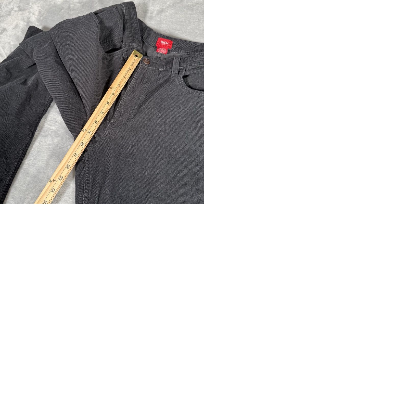 Mossimo VINTAGE Mossimo Corduroy Pants Mens 32x31 Straight Fit Black Size US 32 / EU 48 - 9 Thumbnail