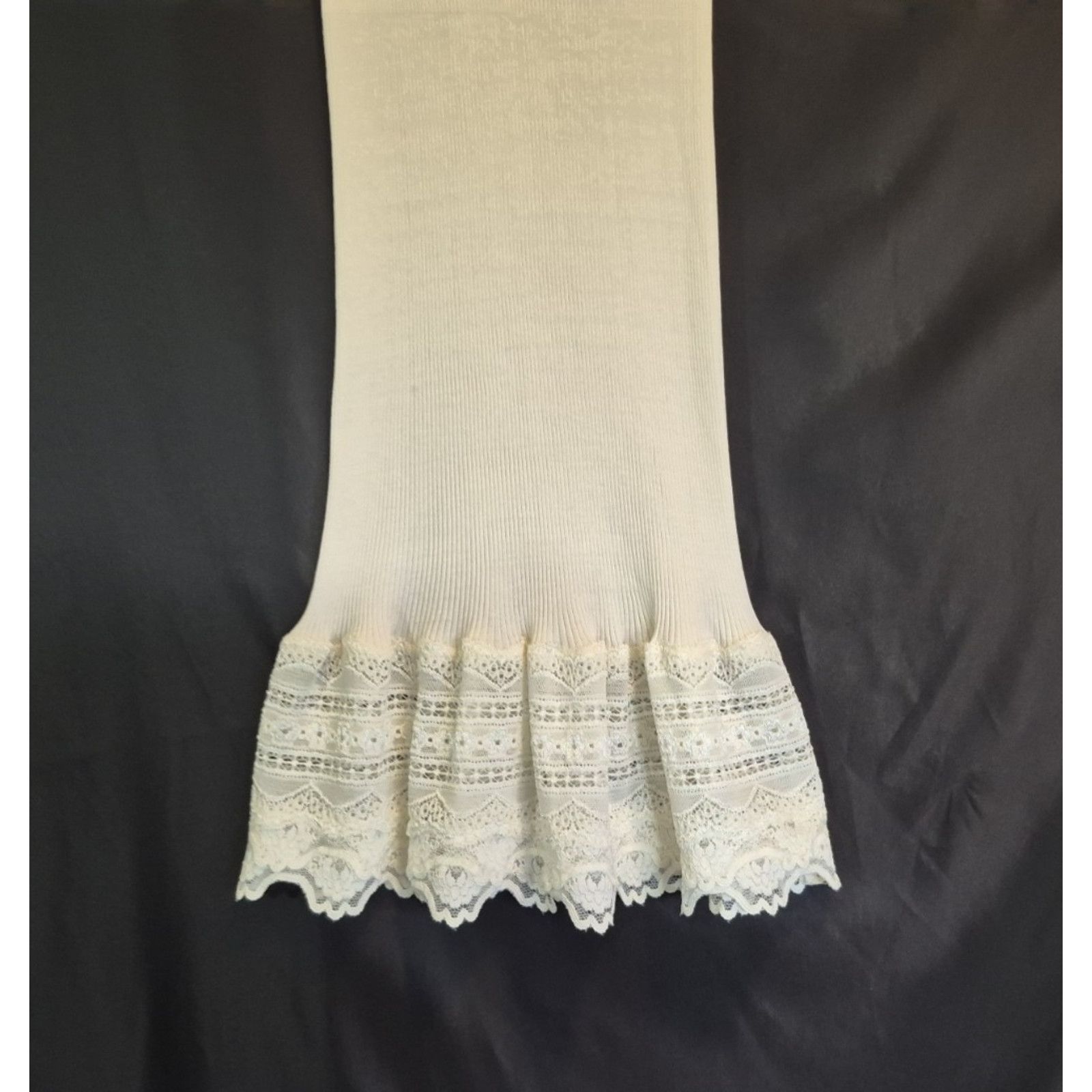 Other New Rosemunde Long Tank Top Off White Lace Silk Blend M Size M / US 6-8 / IT 42-44 - 8 Thumbnail