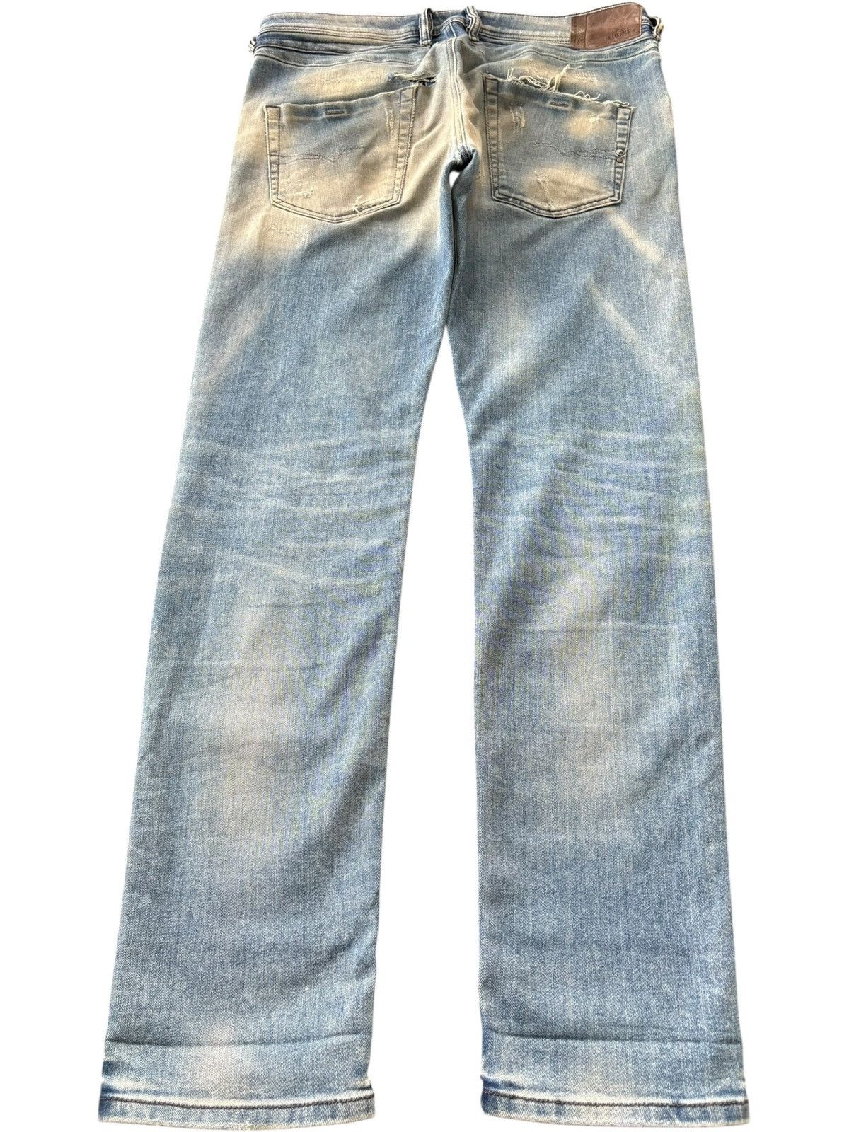 Diesel Vintage Italy Diesel Belther Mud Wash Distressed Jeans Size US 37 - 2 Thumbnail