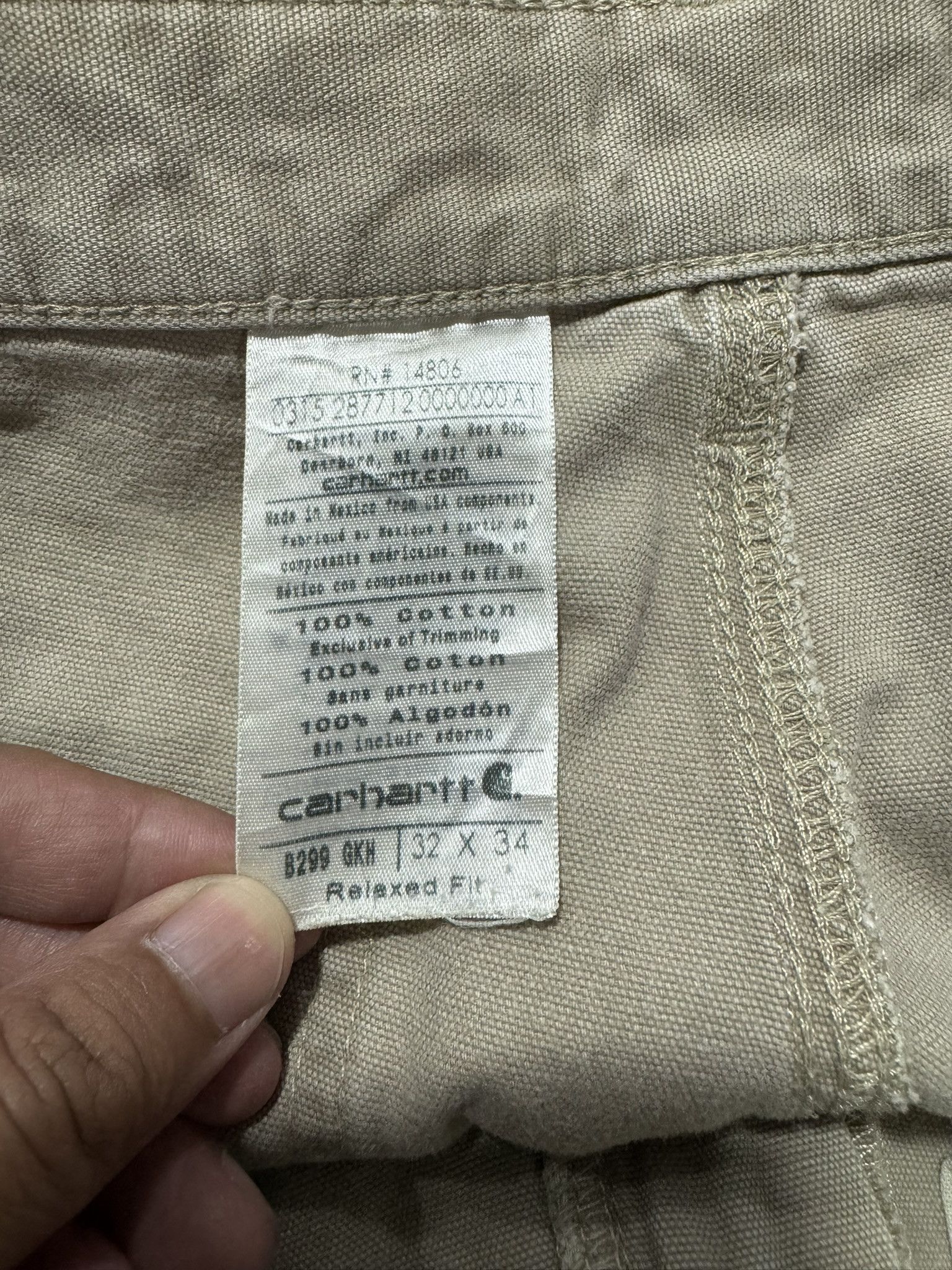 Carhartt × Carhartt Wip Vintage Carhartt Distressed Carpenter Pants Sun Faded Size US 32 / EU 48 - 7 Thumbnail