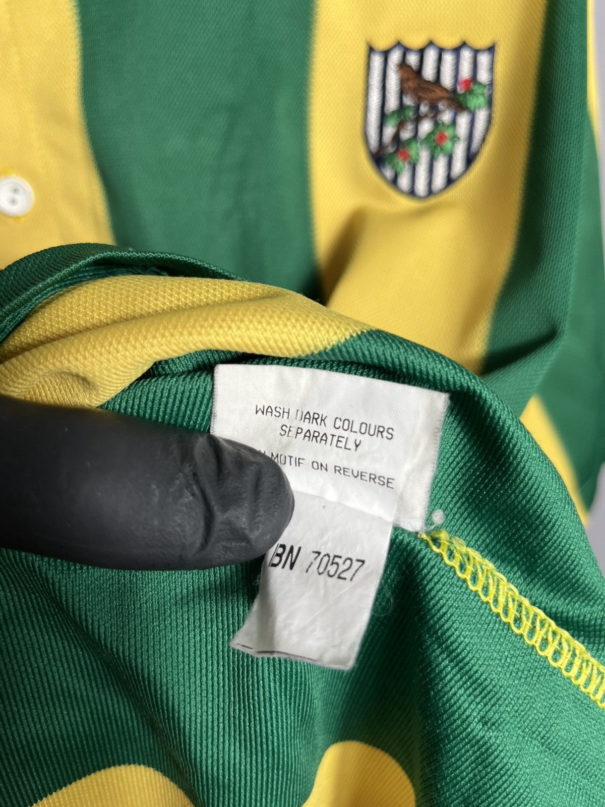 Other #9 Deeney WEST BROMWICH ALBION BAGGIES AWAY SHIRT 2001-2003 Size US XL / EU 56 / 4 - 6 Thumbnail