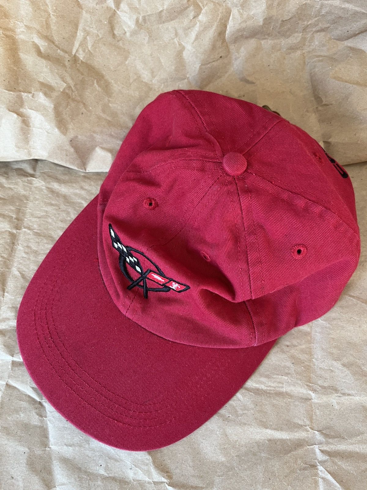 Chevrolet Vintage Chevrolet CORVETTE Red Cap Size ONE SIZE - 5 Thumbnail