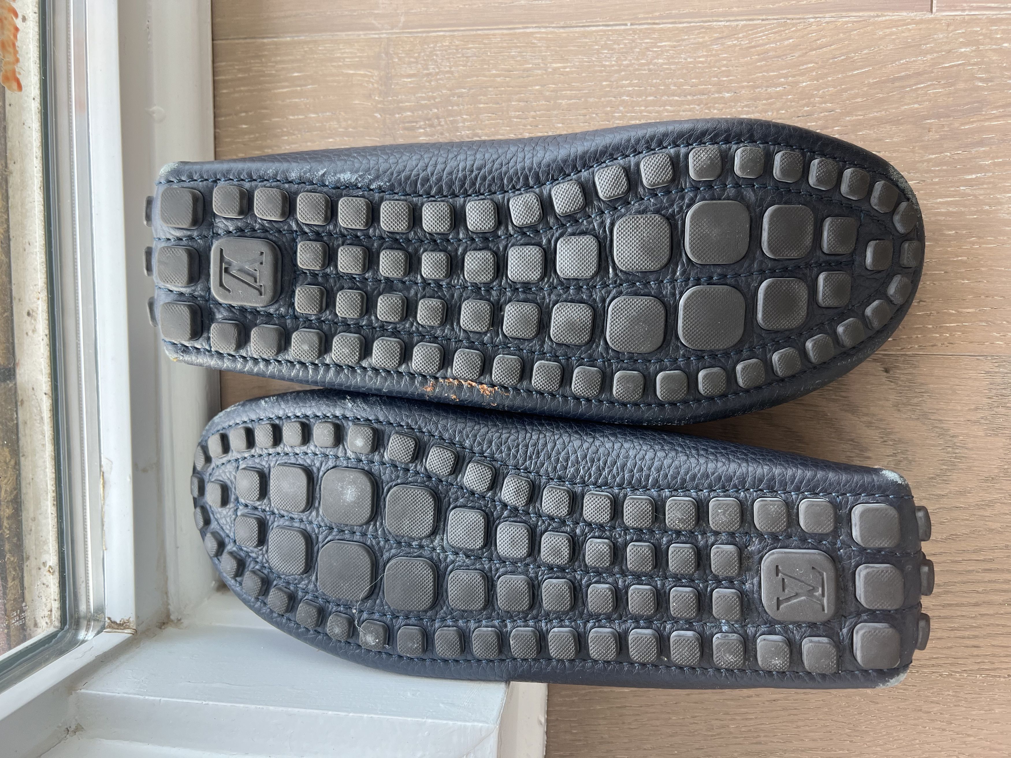 Louis Vuitton Louis Vuitton driving loafers - Navy Size US 8.5 / EU 41-42 - 6 Thumbnail
