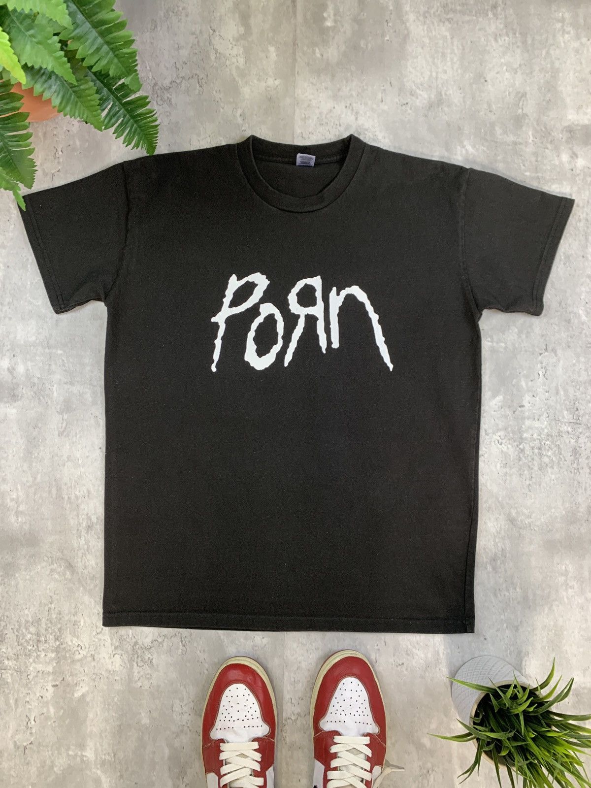 Porn Korn Parody T Shirt Black