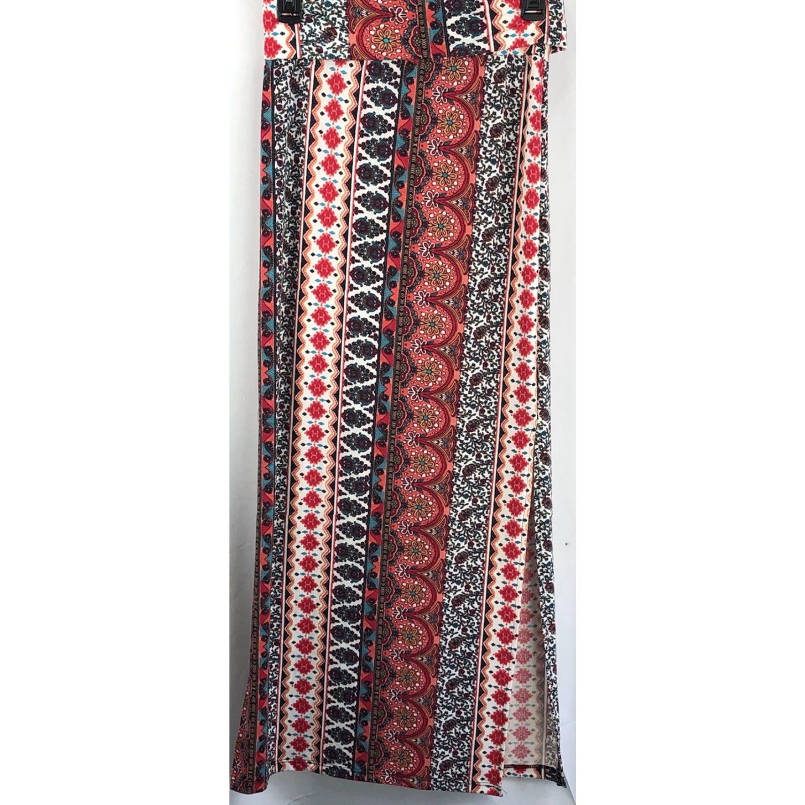 Vintage Stoosh Maxi Skirt S Floral 26" Elastic Waist Boho Festival Vintage Y2K Womens Size 28" / US 6 / IT 42 - 2 Thumbnail