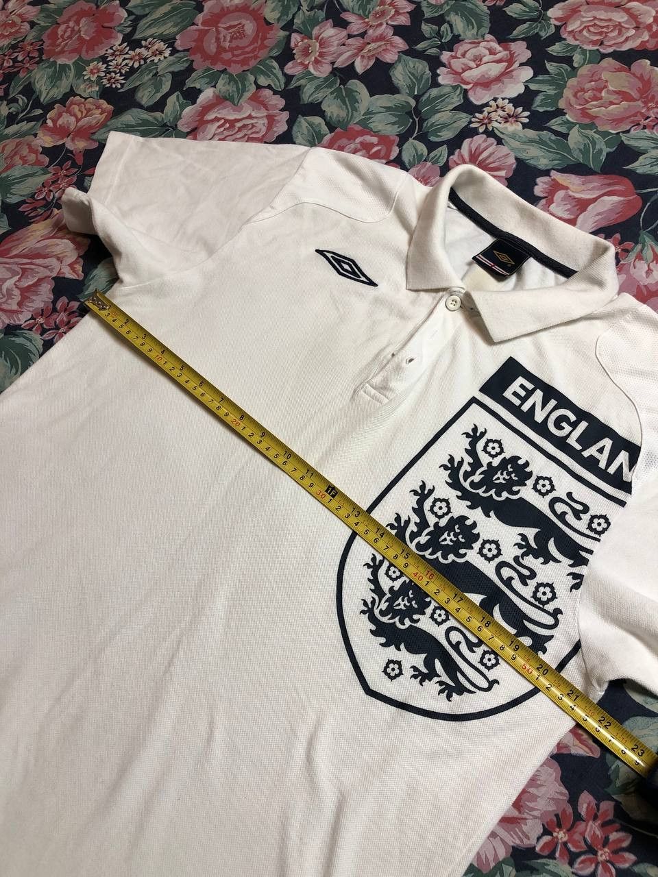 Umbro STREETWEAR Umbro England vintage polo shirt Size US L / EU 52-54 / 3 - 14 Thumbnail