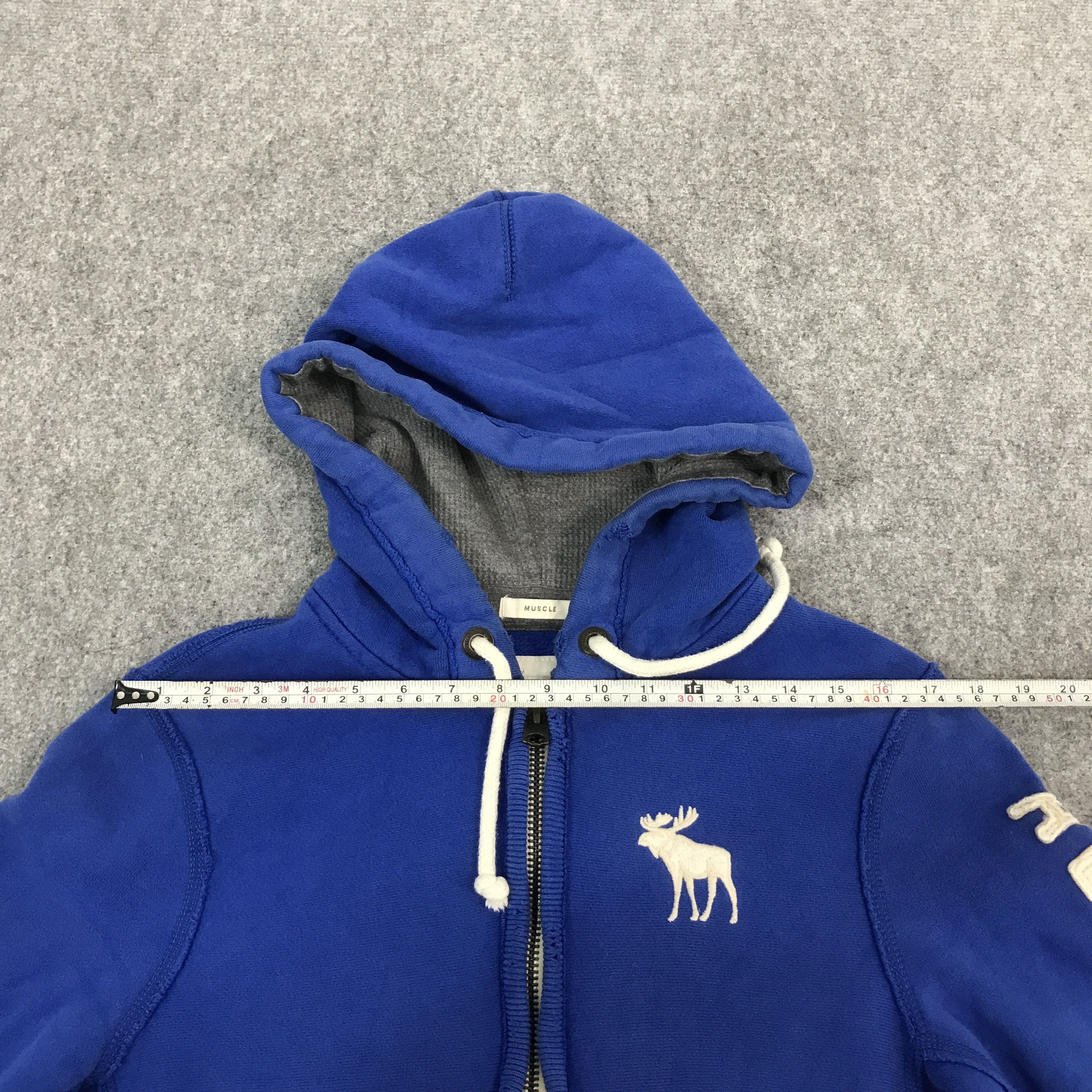 Abercrombie & Fitch × Japanese Brand Japan Abercrombie fitch Distressed hoodies zipper jacket Size US S / EU 44-46 / 1 - 8 Thumbnail